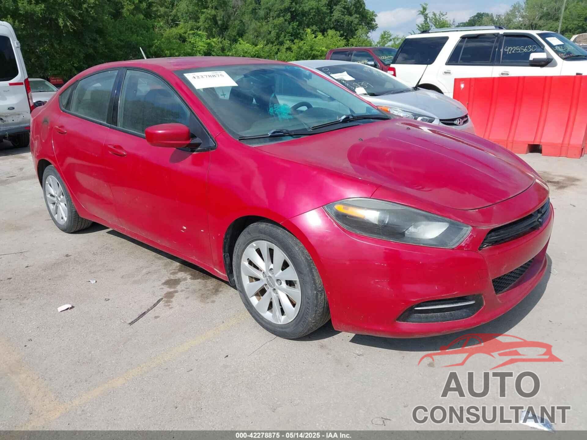 DODGE DART 2014 - 1C3CDFBB9ED824232