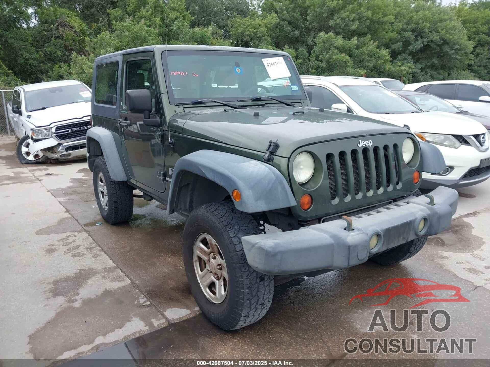 JEEP WRANGLER 2009 - 1J4FA24189L727088