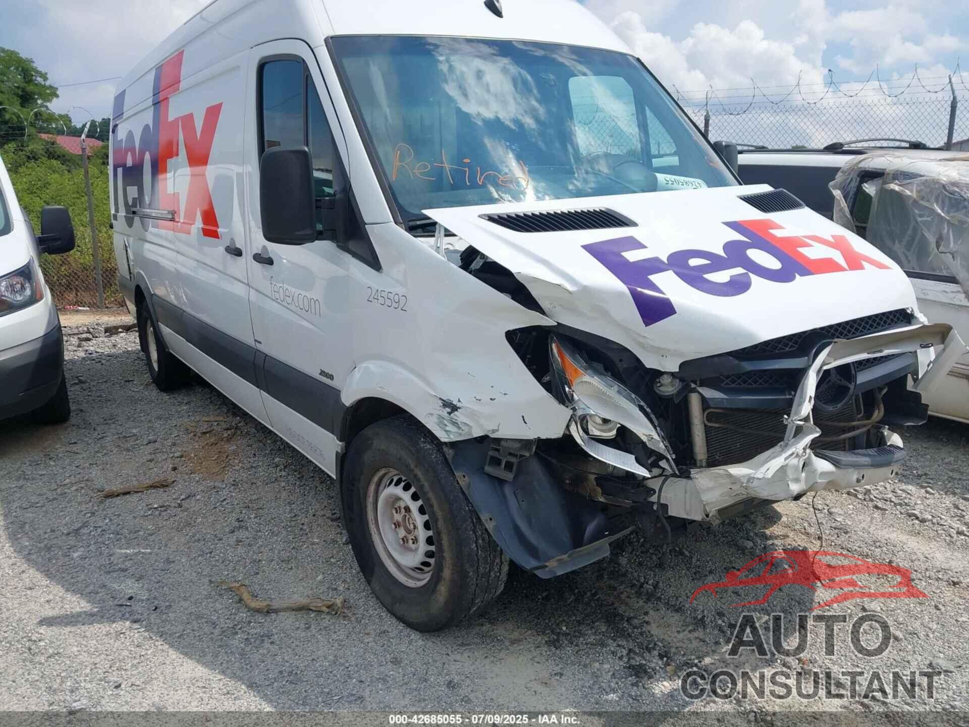 MERCEDES-BENZ SPRINTER 2500 2011 - WD3PE8CB0B5602652