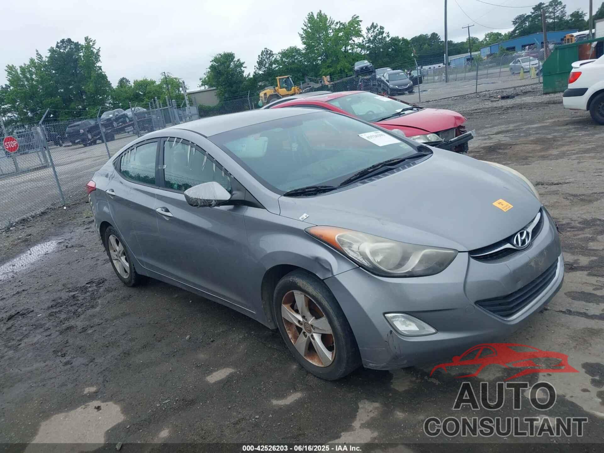 HYUNDAI ELANTRA 2012 - KMHDH4AE1CU383368