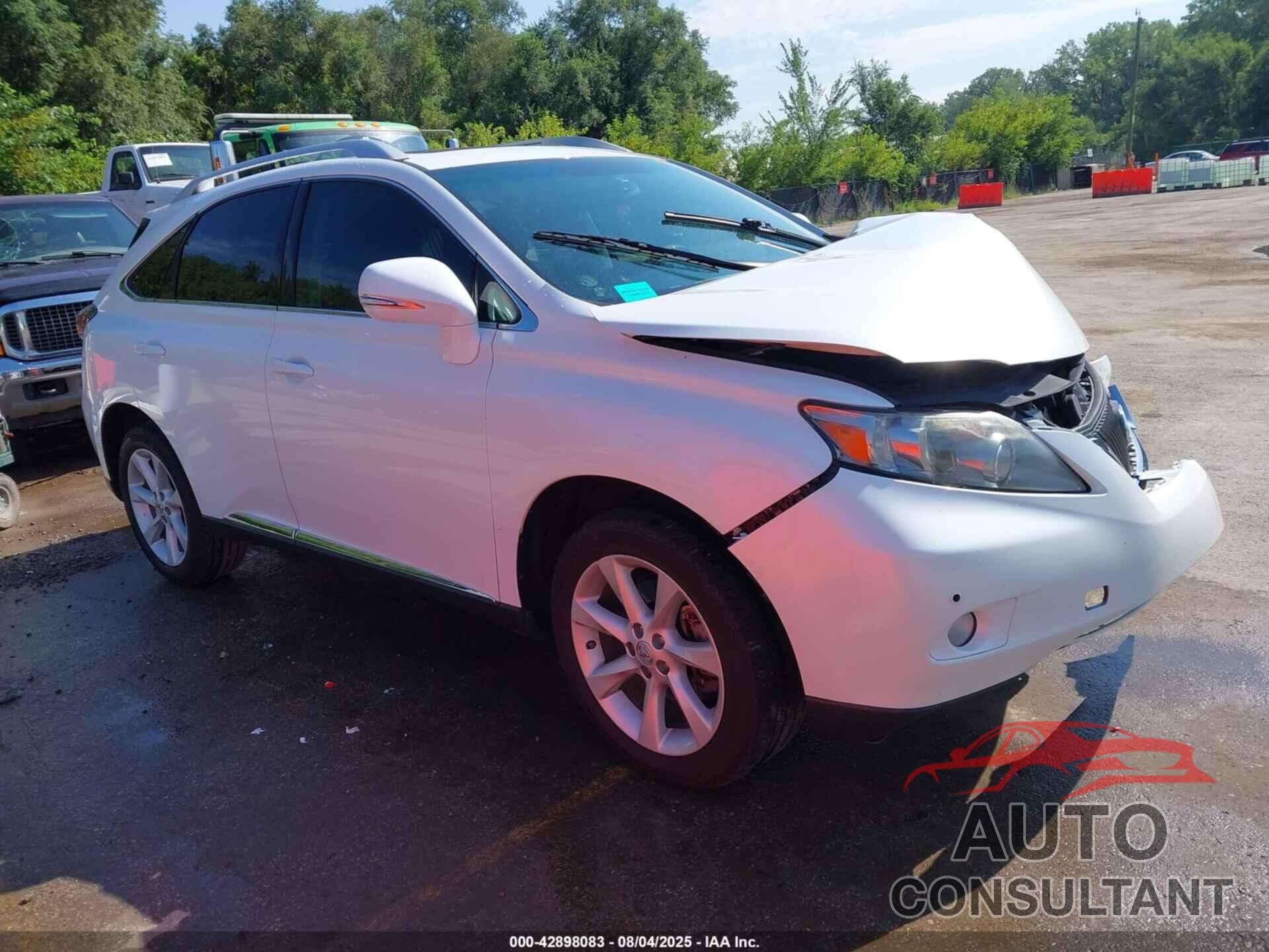 LEXUS RX 350 2012 - 2T2ZK1BA3CC073799