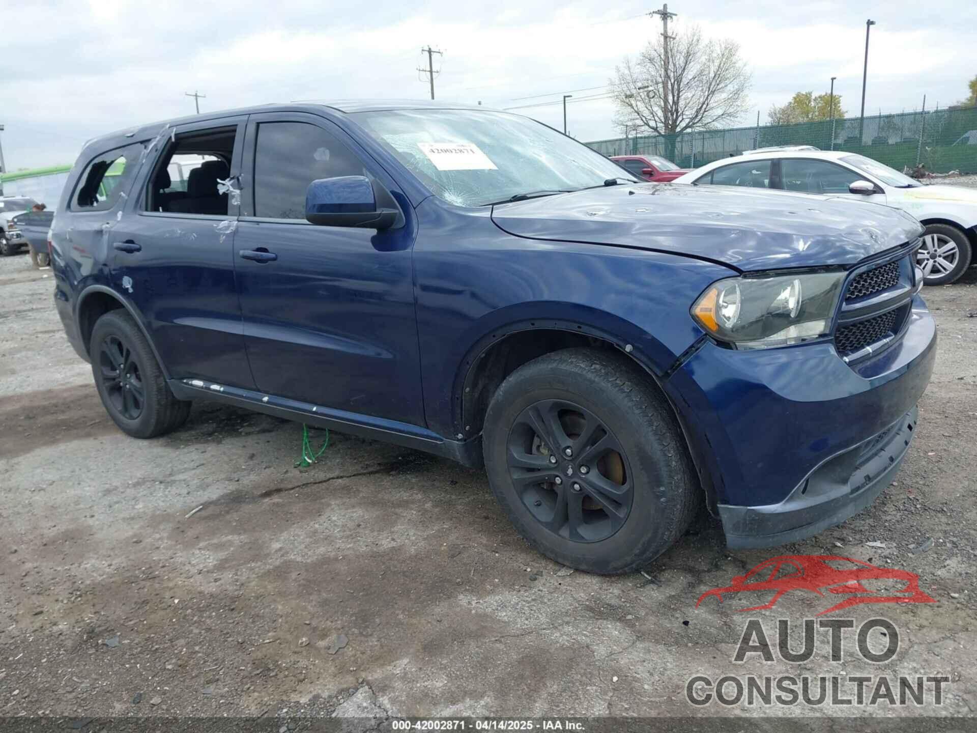 DODGE DURANGO 2012 - 1C4RDJAGXCC198098