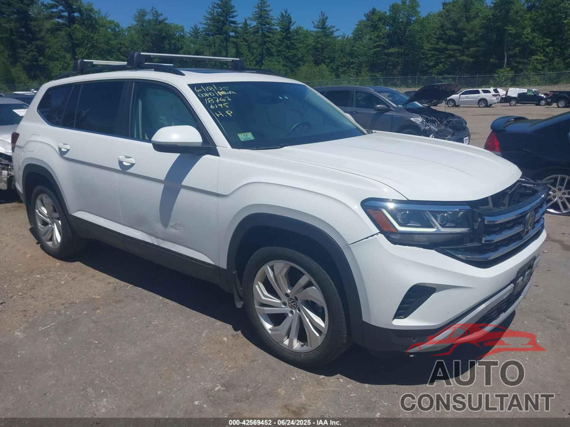 VOLKSWAGEN ATLAS 2021 - 1V2KR2CA2MC596195