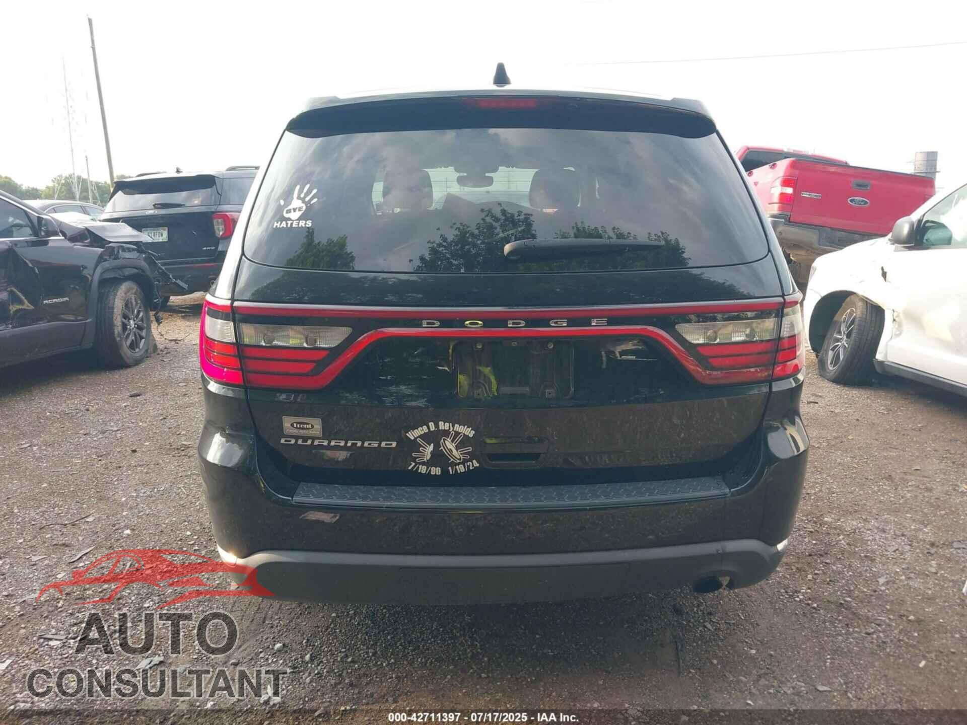 DODGE DURANGO 2019 - 1C4RDHAG6KC721754