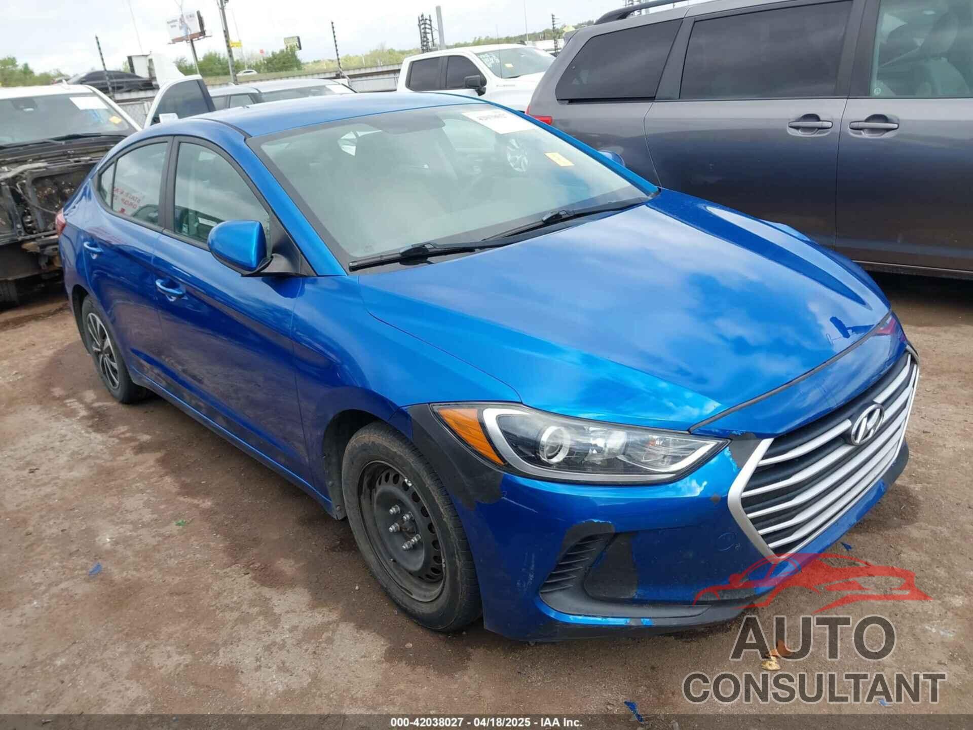 HYUNDAI ELANTRA 2017 - 5NPD74LF2HH169343