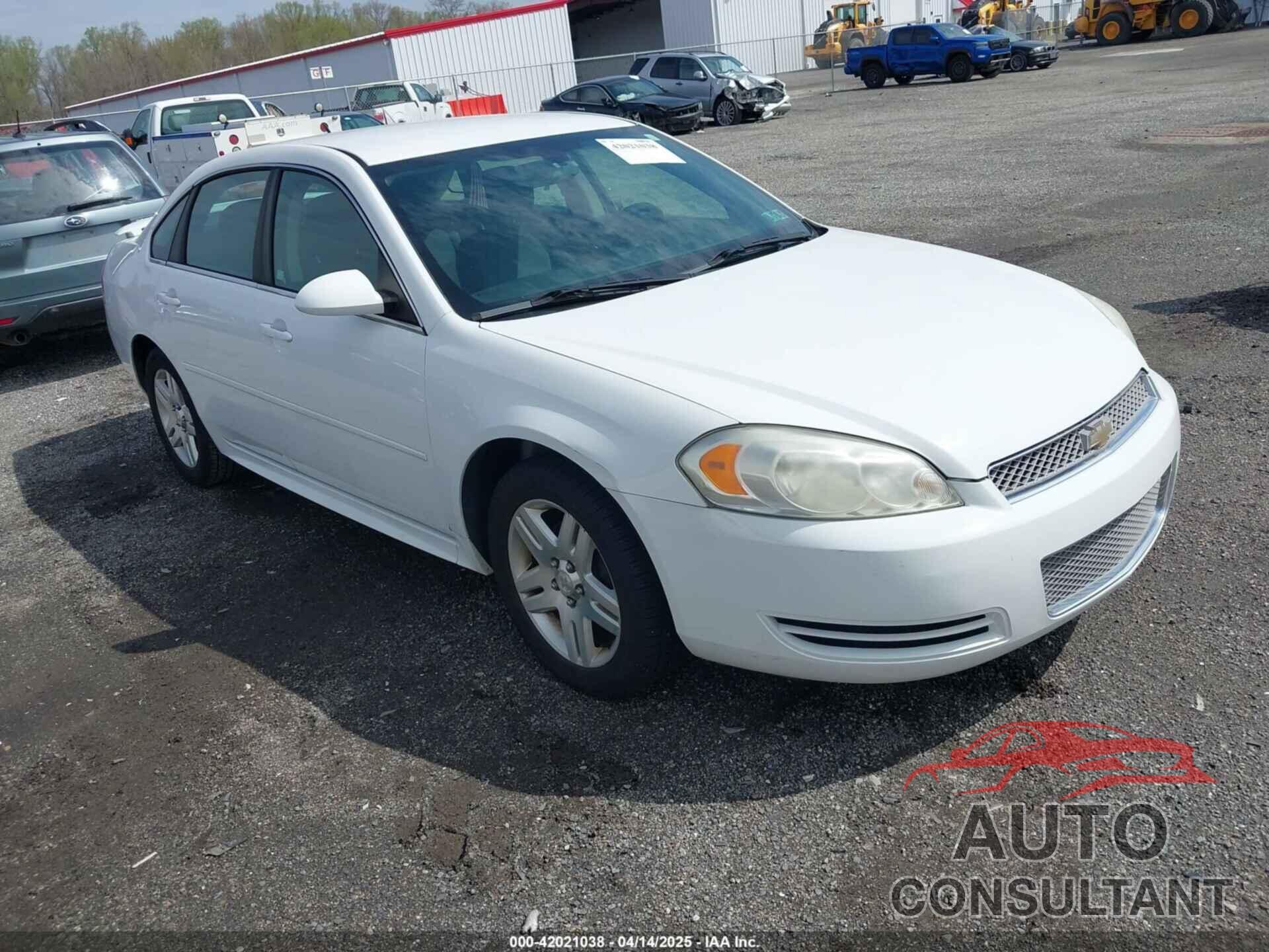 CHEVROLET IMPALA 2012 - 2G1WB5E32C1148883