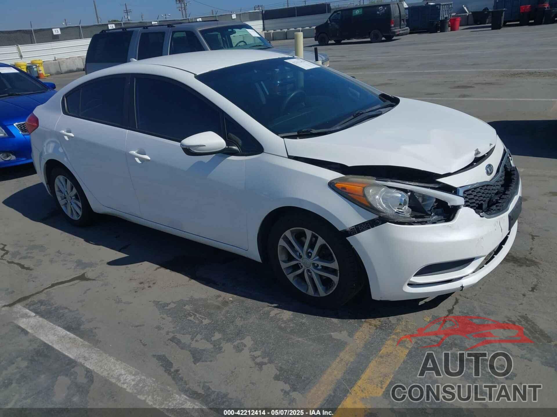 KIA FORTE 2014 - KNAFX4A64E5102845