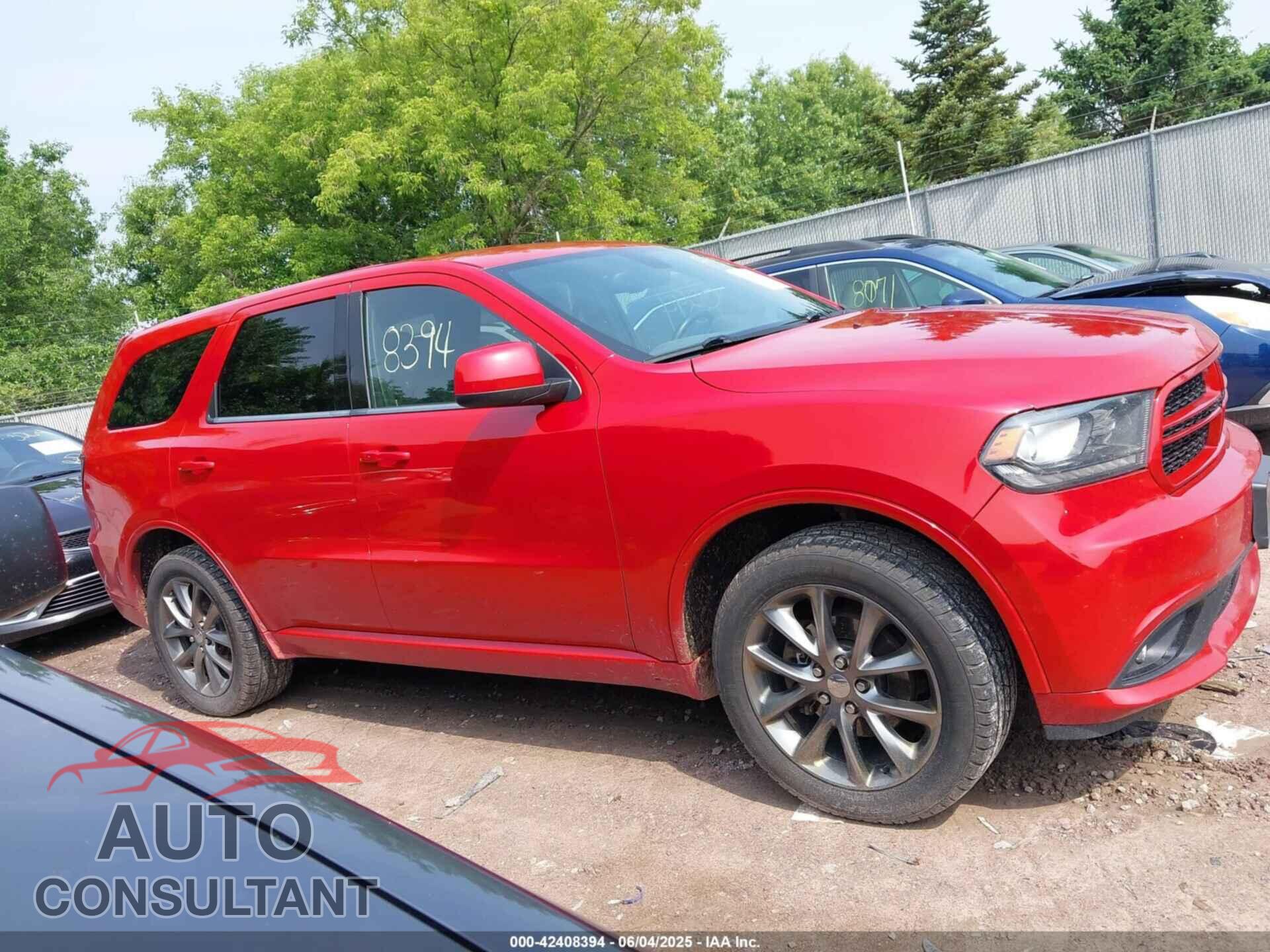 DODGE DURANGO 2015 - 1C4RDJAG3FC938238