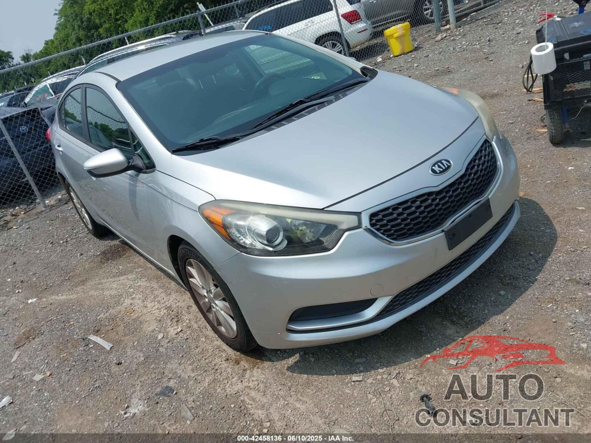 KIA FORTE 2014 - KNAFX4A65E5223903