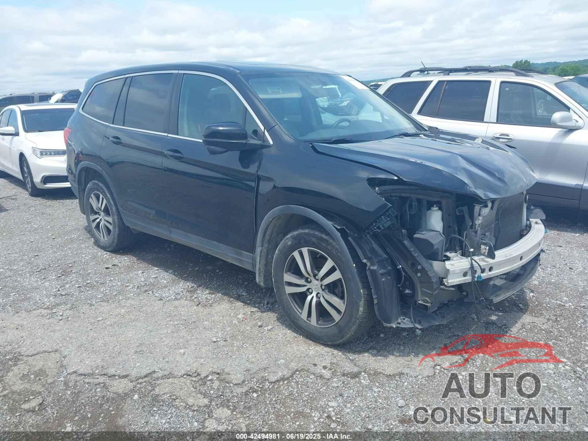 HONDA PILOT 2016 - 5FNYF6H50GB049120
