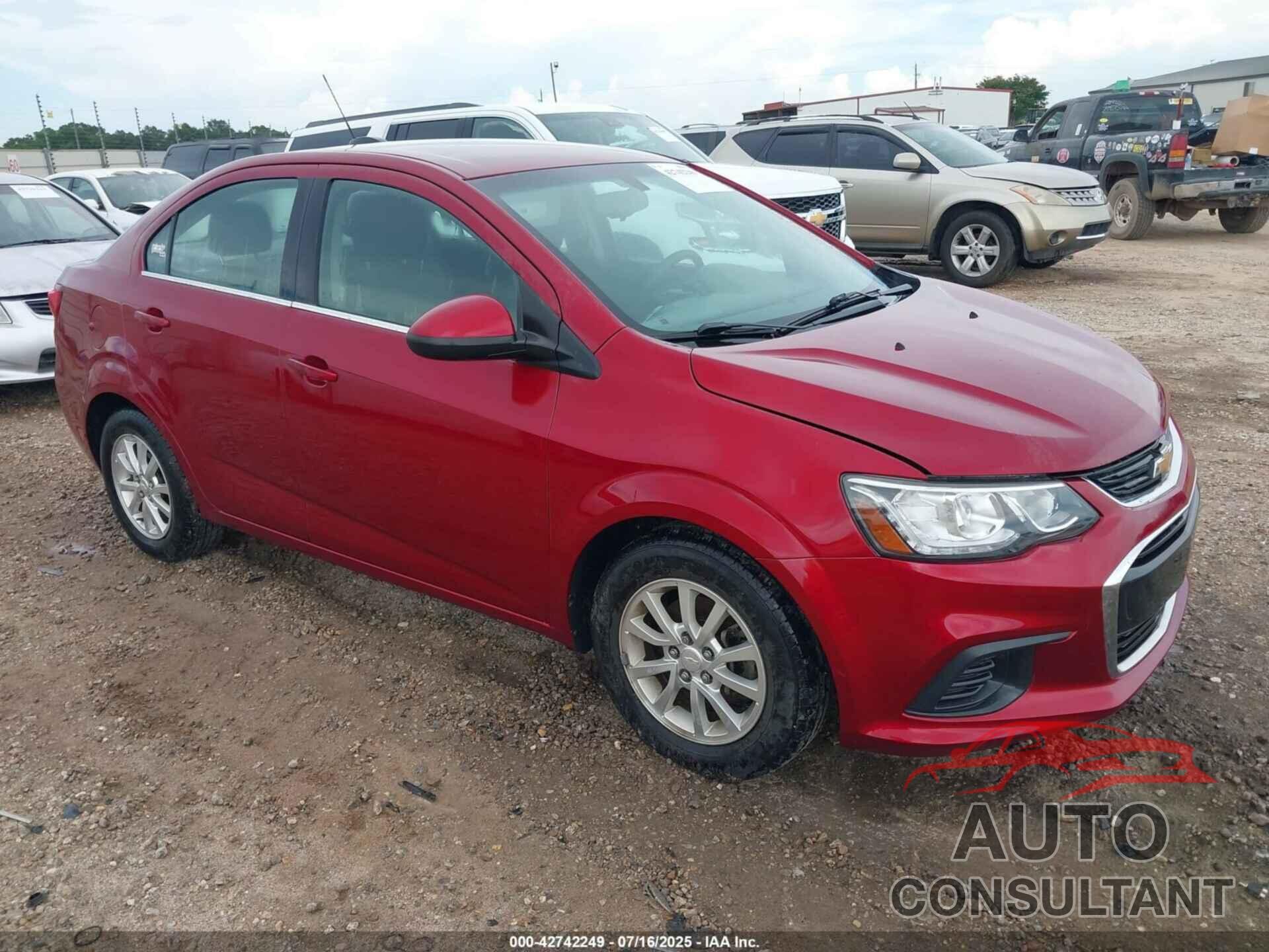 CHEVROLET SONIC 2019 - 1G1JD5SB3K4142965