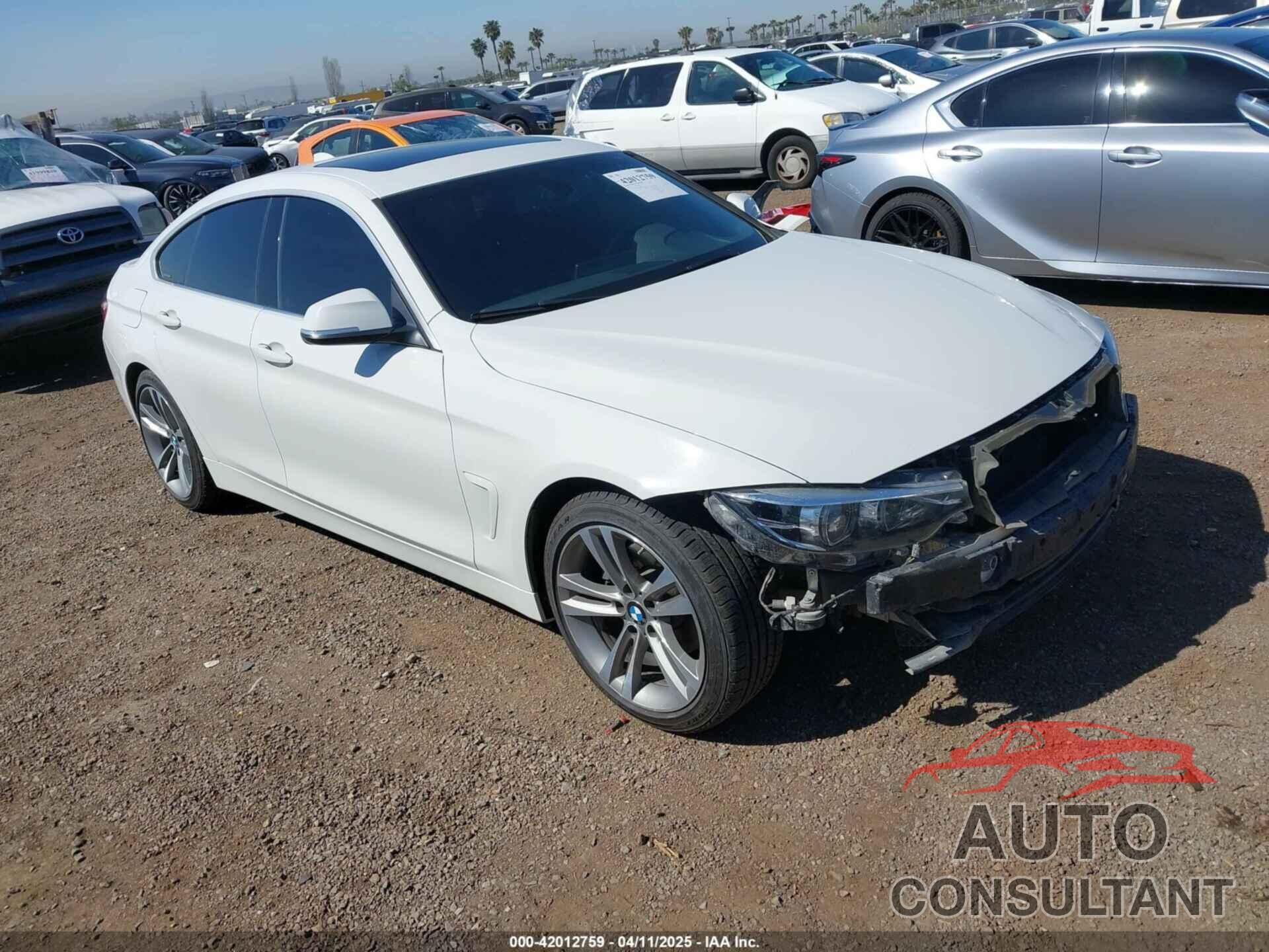BMW 430I GRAN COUPE 2019 - WBA4J1C54KBM18190