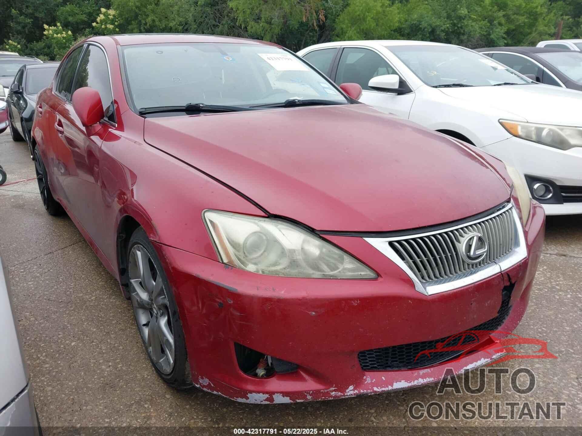LEXUS IS 250 2010 - JTHBF5C28A5123663