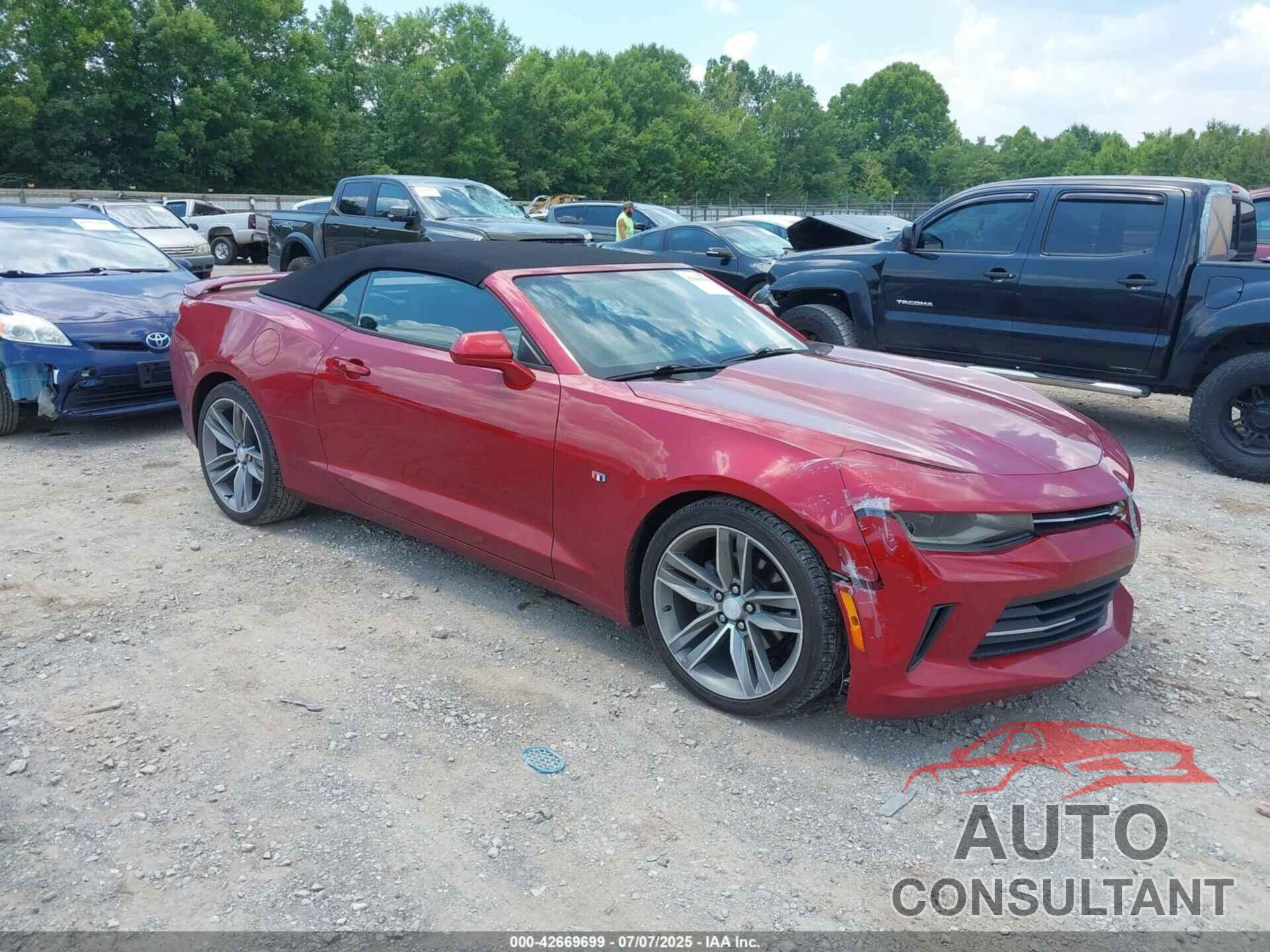 CHEVROLET CAMARO 2017 - 1G1FD3DX4H0114546