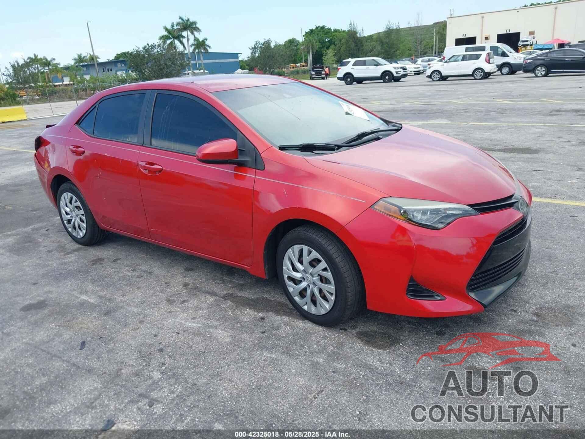TOYOTA COROLLA 2019 - 5YFBURHE0KP941863