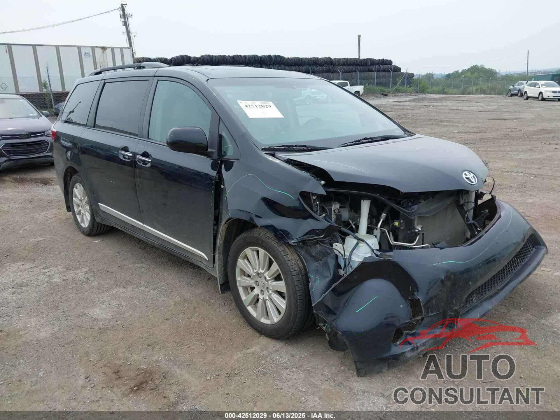 TOYOTA SIENNA 2017 - 5TDDZ3DCXHS168606