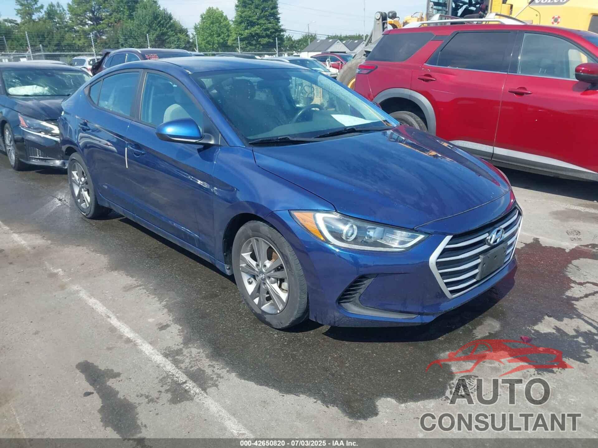 HYUNDAI ELANTRA 2017 - 5NPD84LFXHH131114