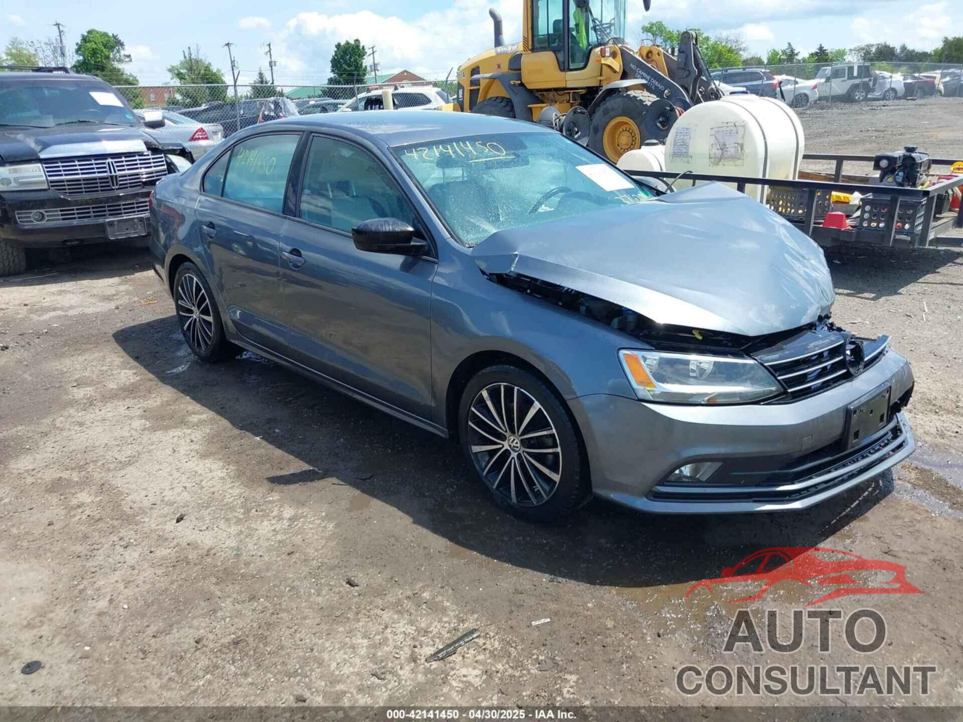 VOLKSWAGEN JETTA 2016 - 3VWD17AJ9GM376294