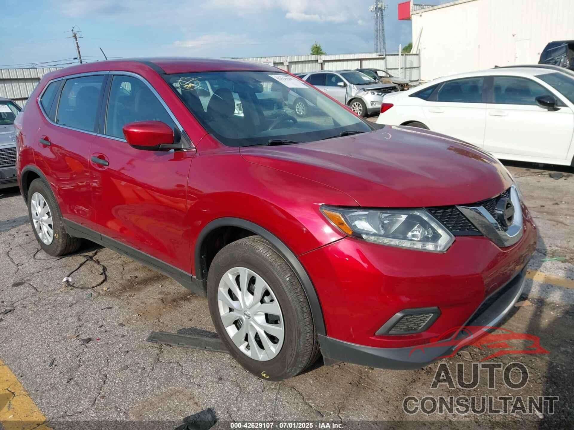 NISSAN ROGUE 2016 - KNMAT2MT6GP675512
