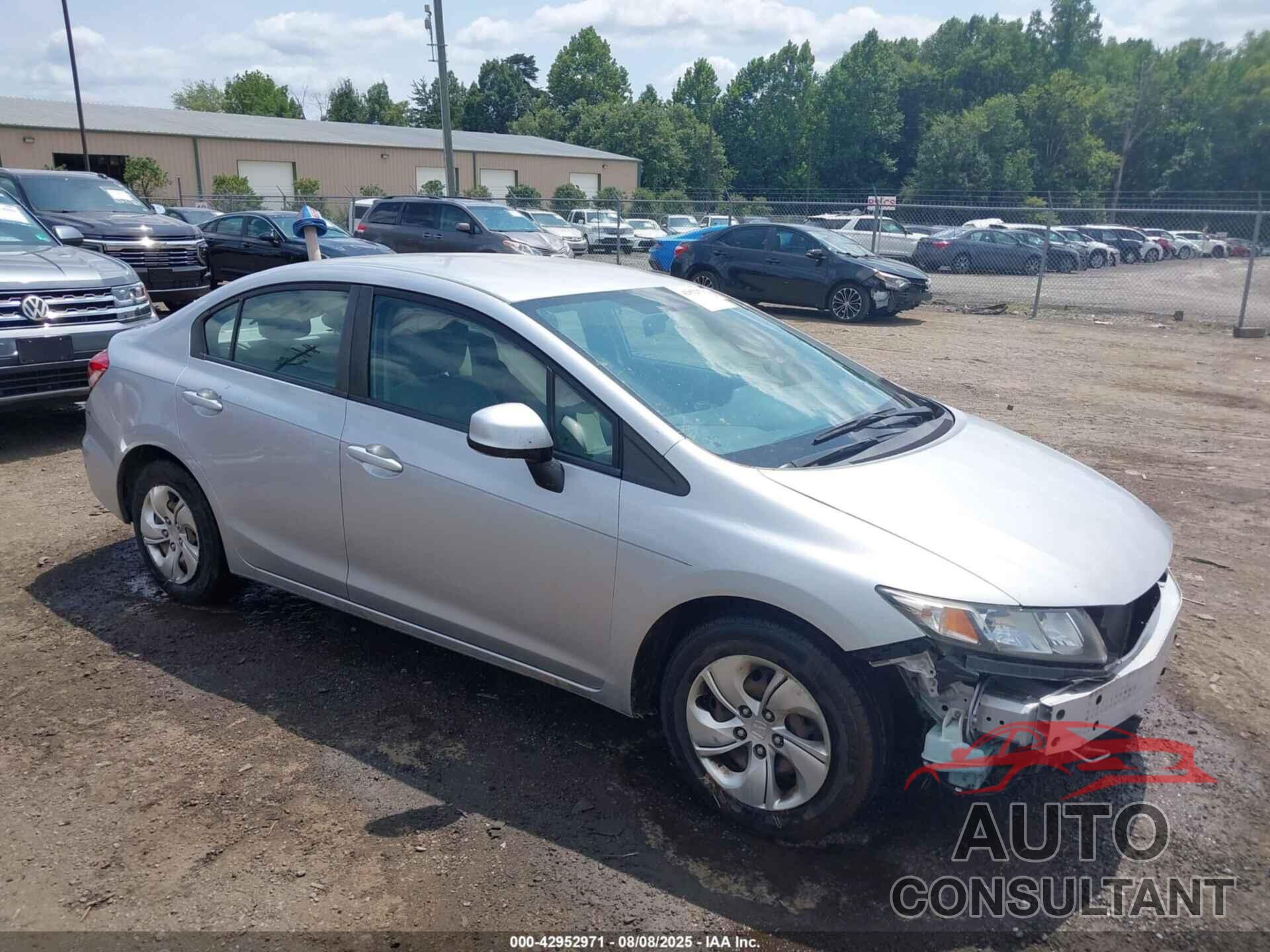 HONDA CIVIC 2013 - 2HGFB2F58DH572665