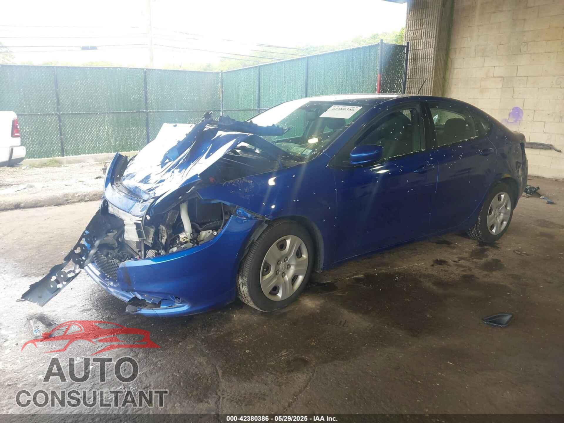DODGE DART 2013 - 1C3CDFAH2DD296540