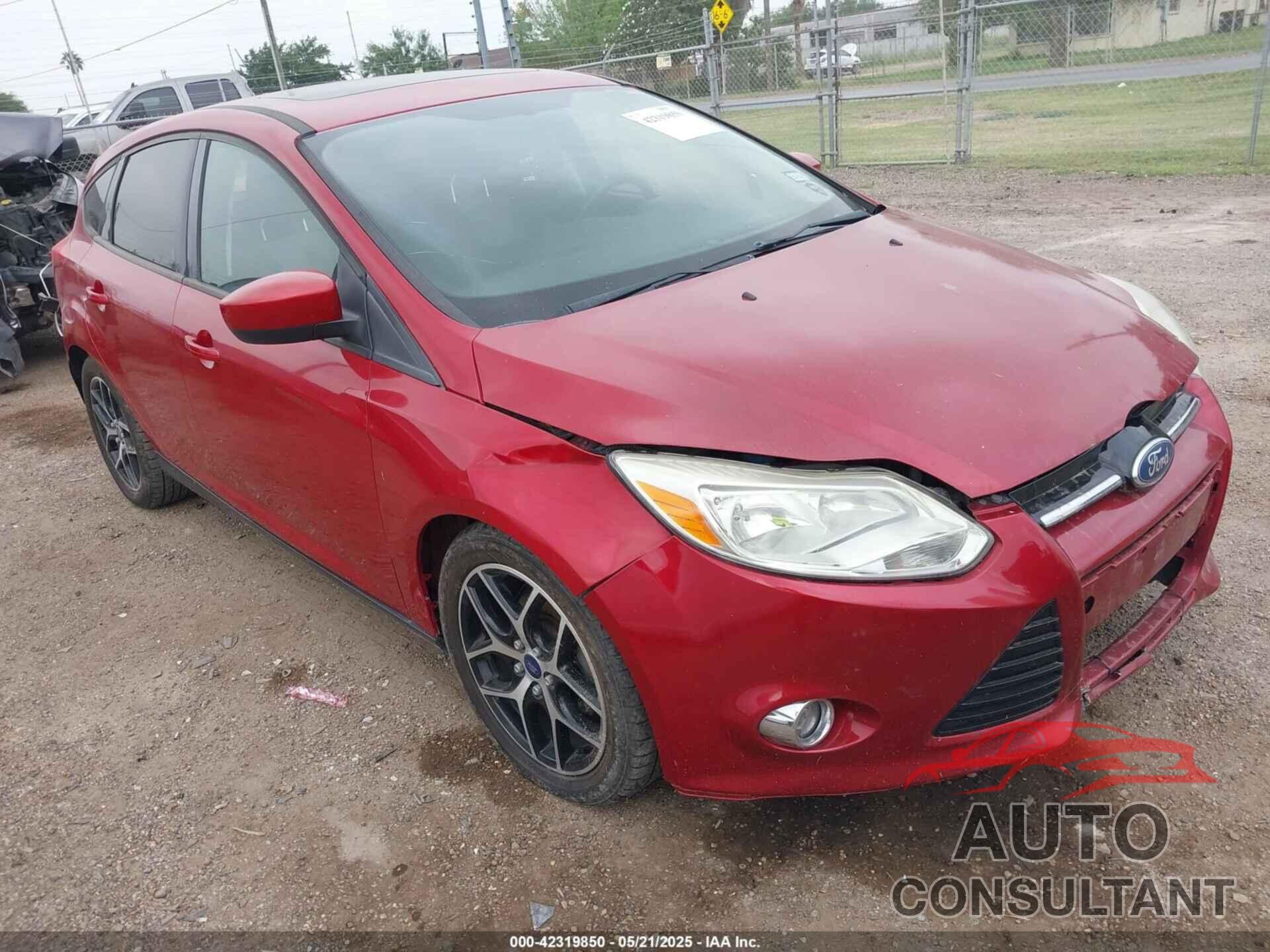 FORD FOCUS 2012 - 1FAHP3K21CL231223