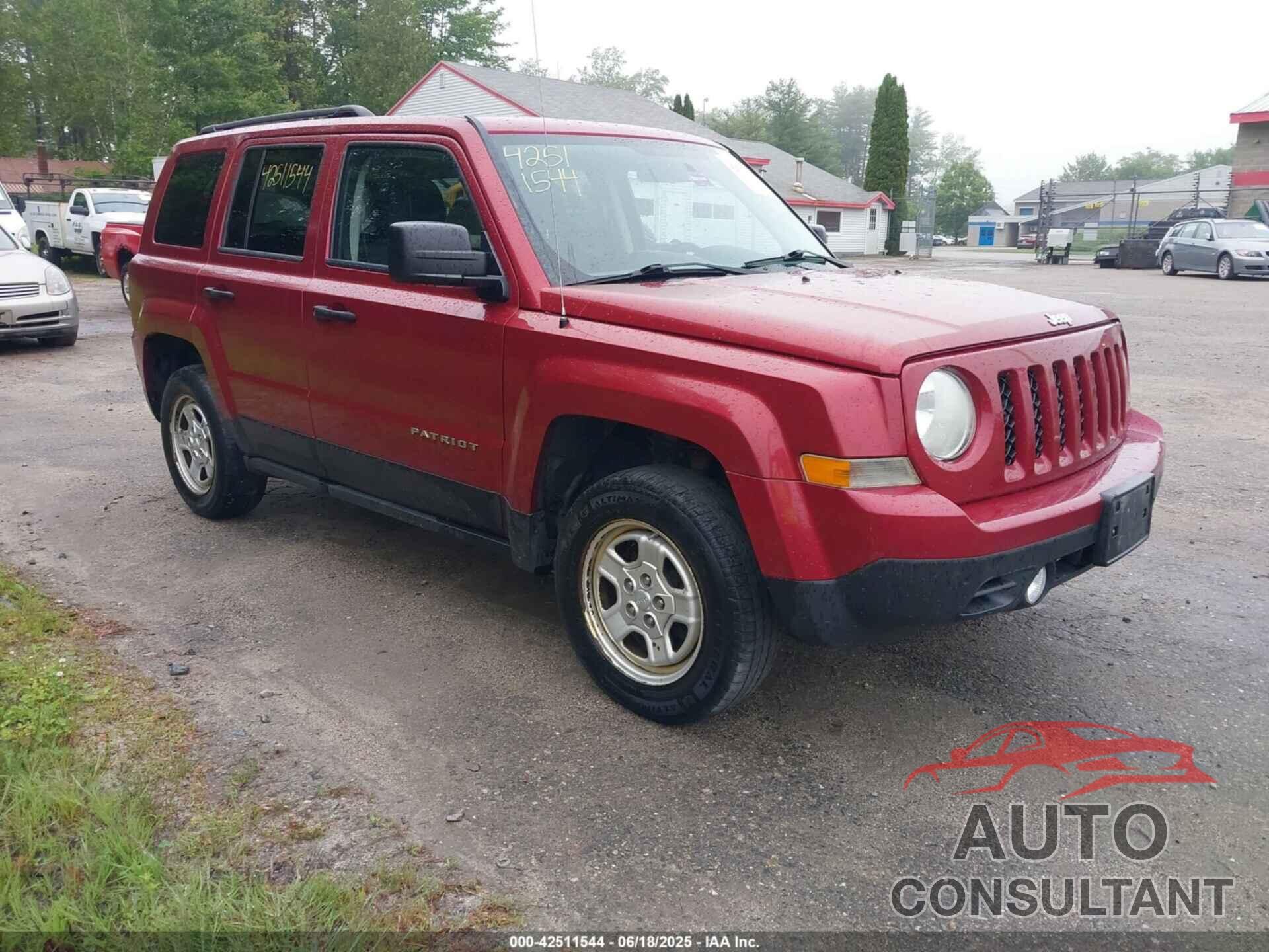 JEEP PATRIOT 2012 - 1C4NJRBB4CD651215