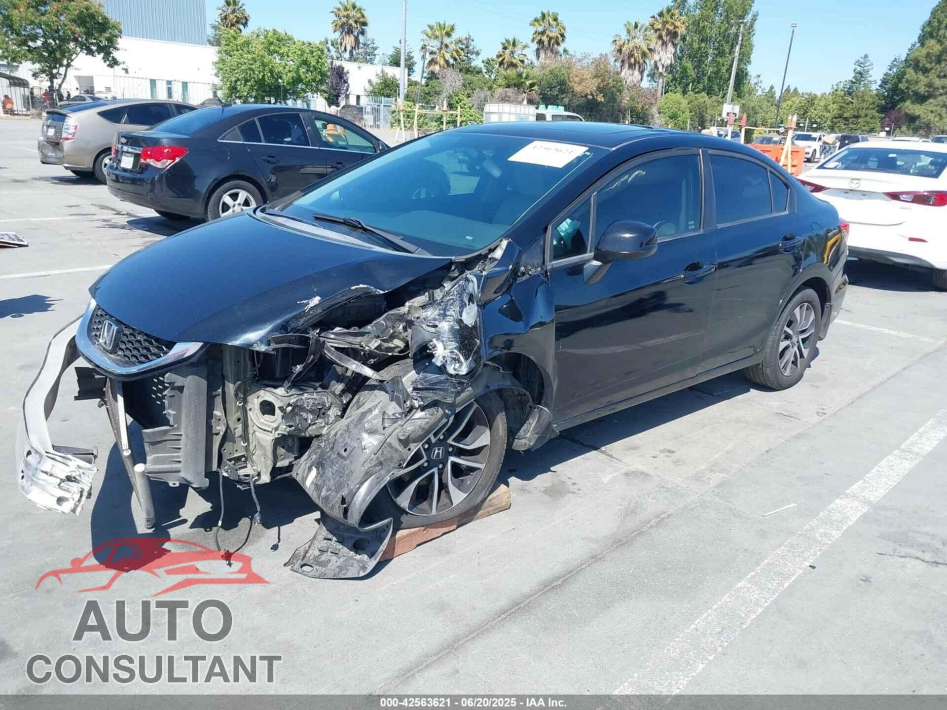 HONDA CIVIC 2013 - 19XFB2F94DE093351