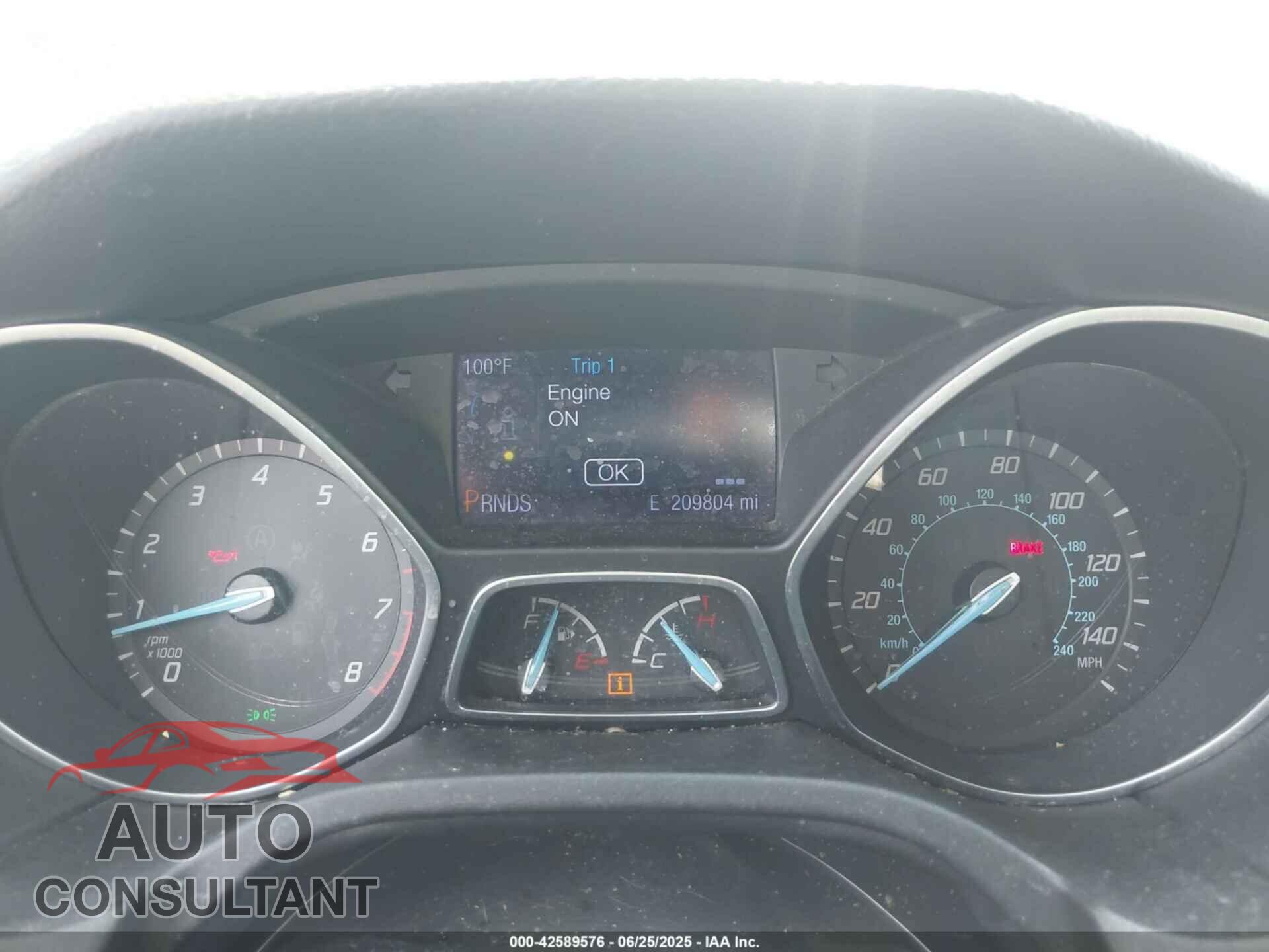 FORD FOCUS 2013 - 1FADP3F2XDL246149
