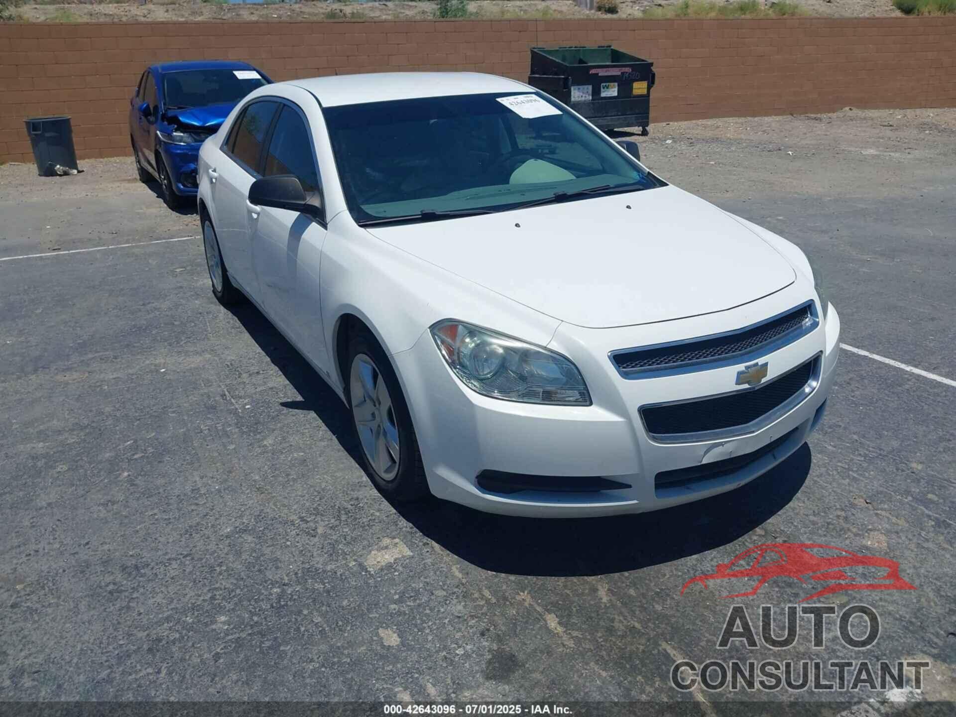 CHEVROLET MALIBU 2010 - 1G1ZB5EBXAF125118