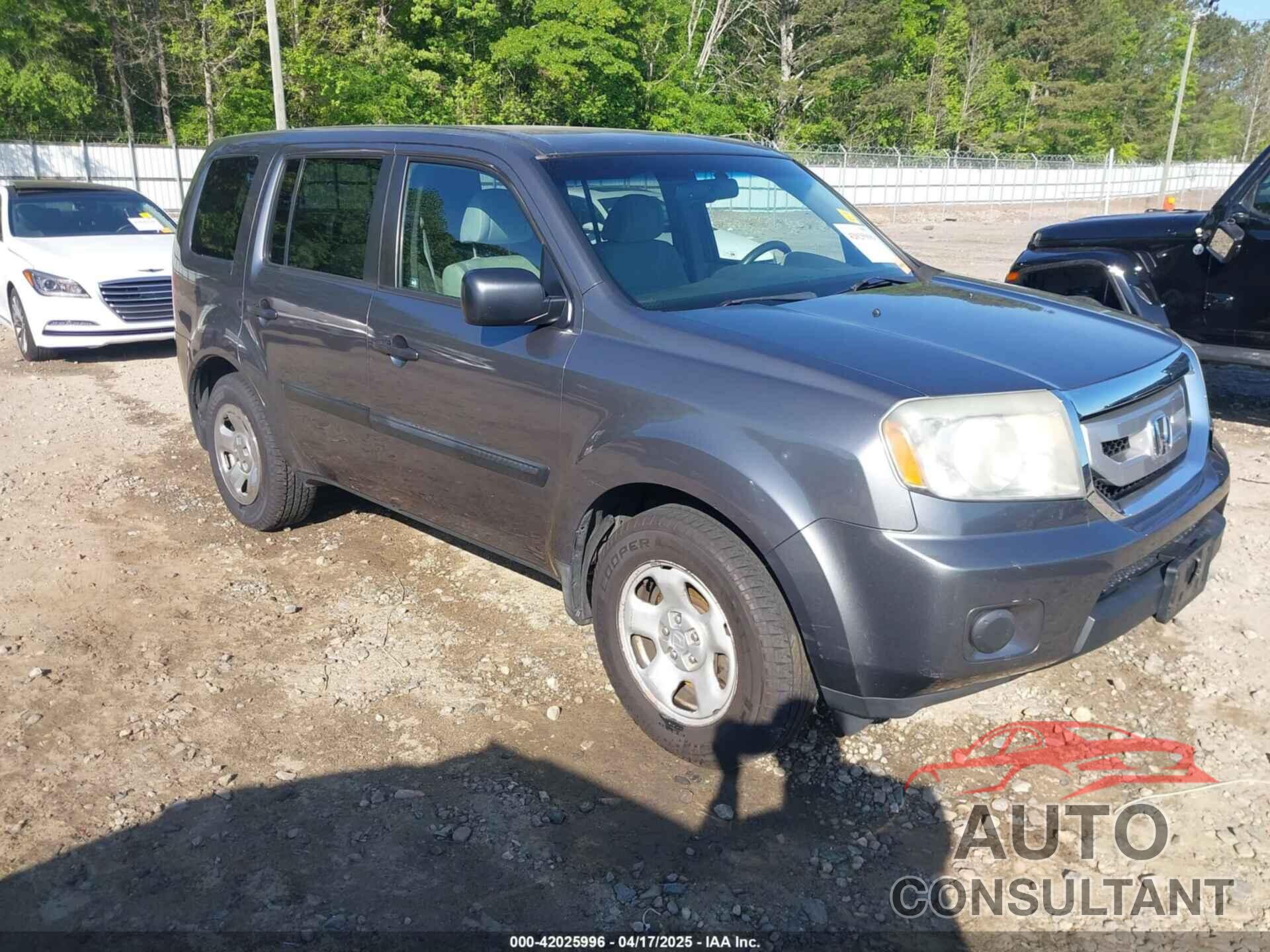 HONDA PILOT 2010 - 5FNYF4H28AB011894