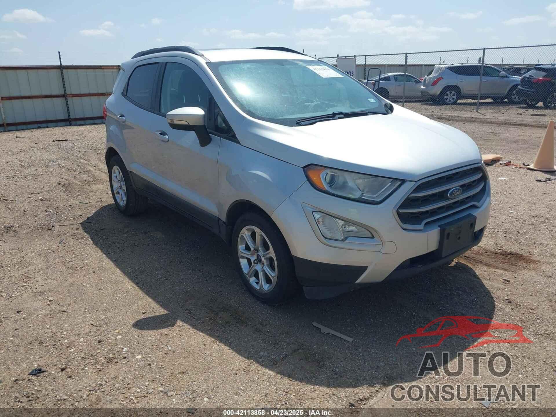 FORD ECOSPORT 2019 - MAJ3S2GE0KC307194