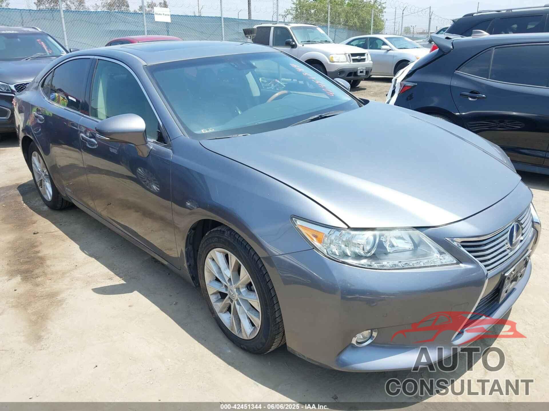 LEXUS ES 300H 2014 - JTHBW1GG4E2072376
