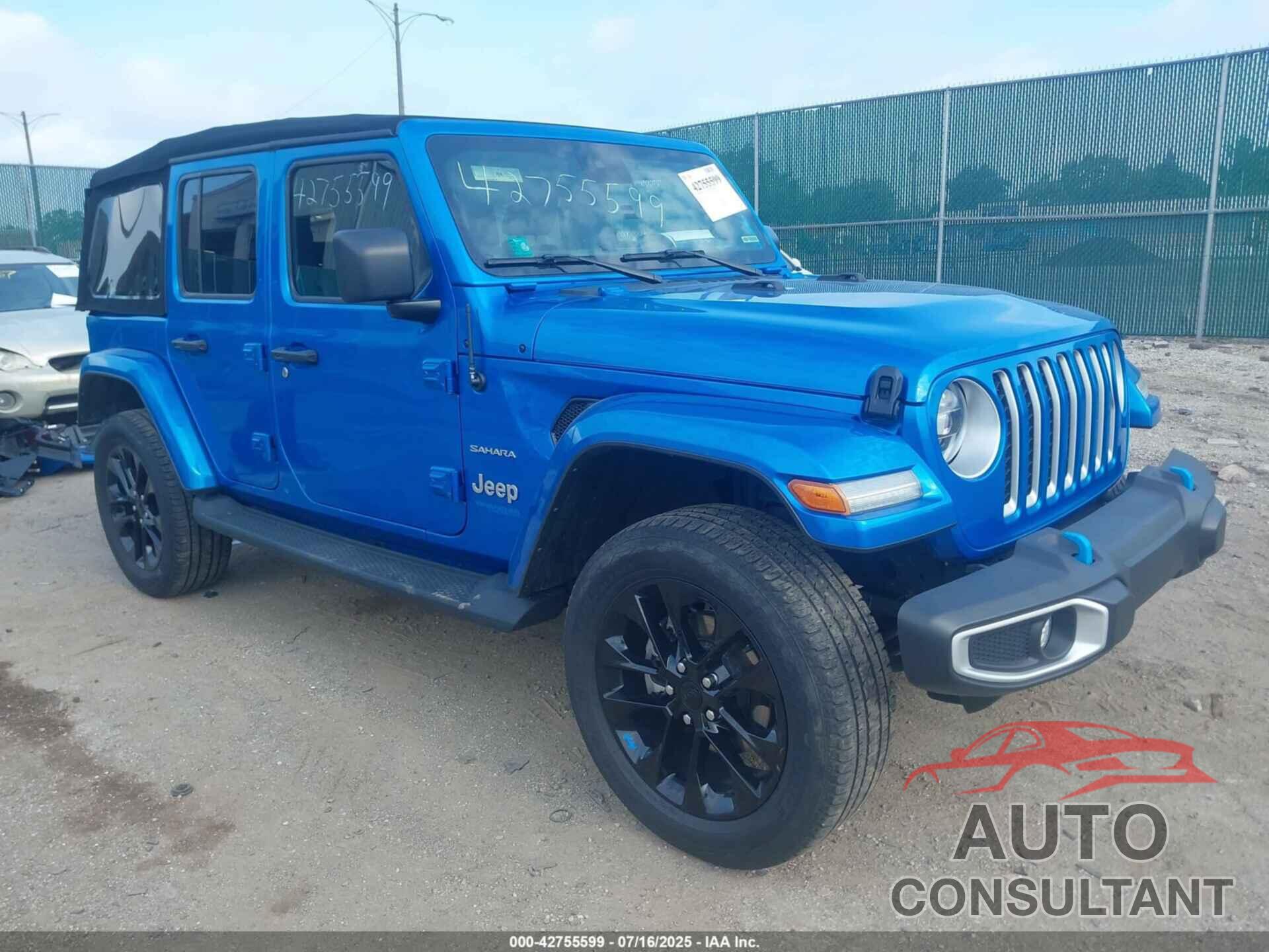 JEEP WRANGLER 4XE 2022 - 1C4JJXP62NW109732