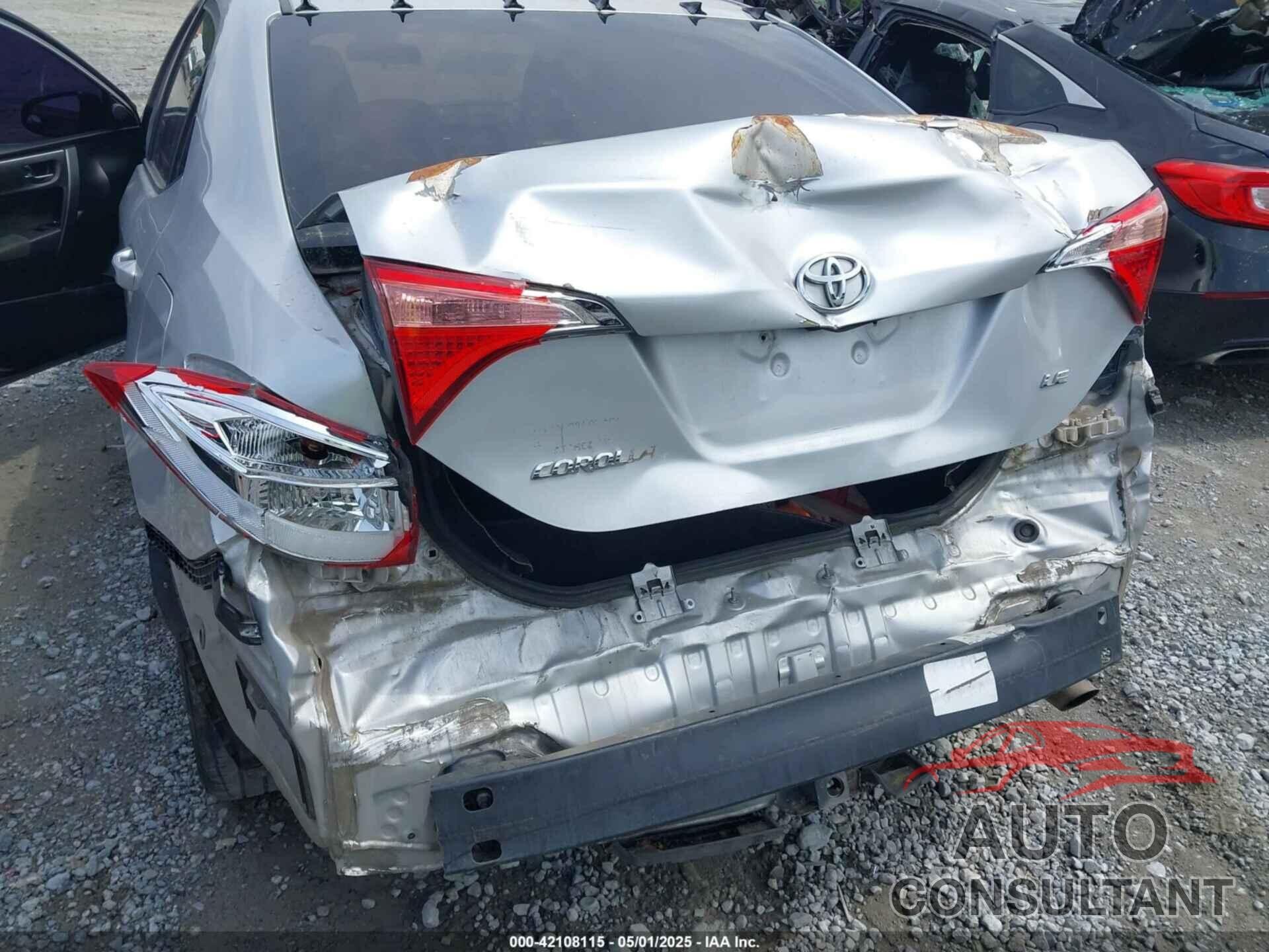 TOYOTA COROLLA 2019 - 5YFBURHE9KP886488