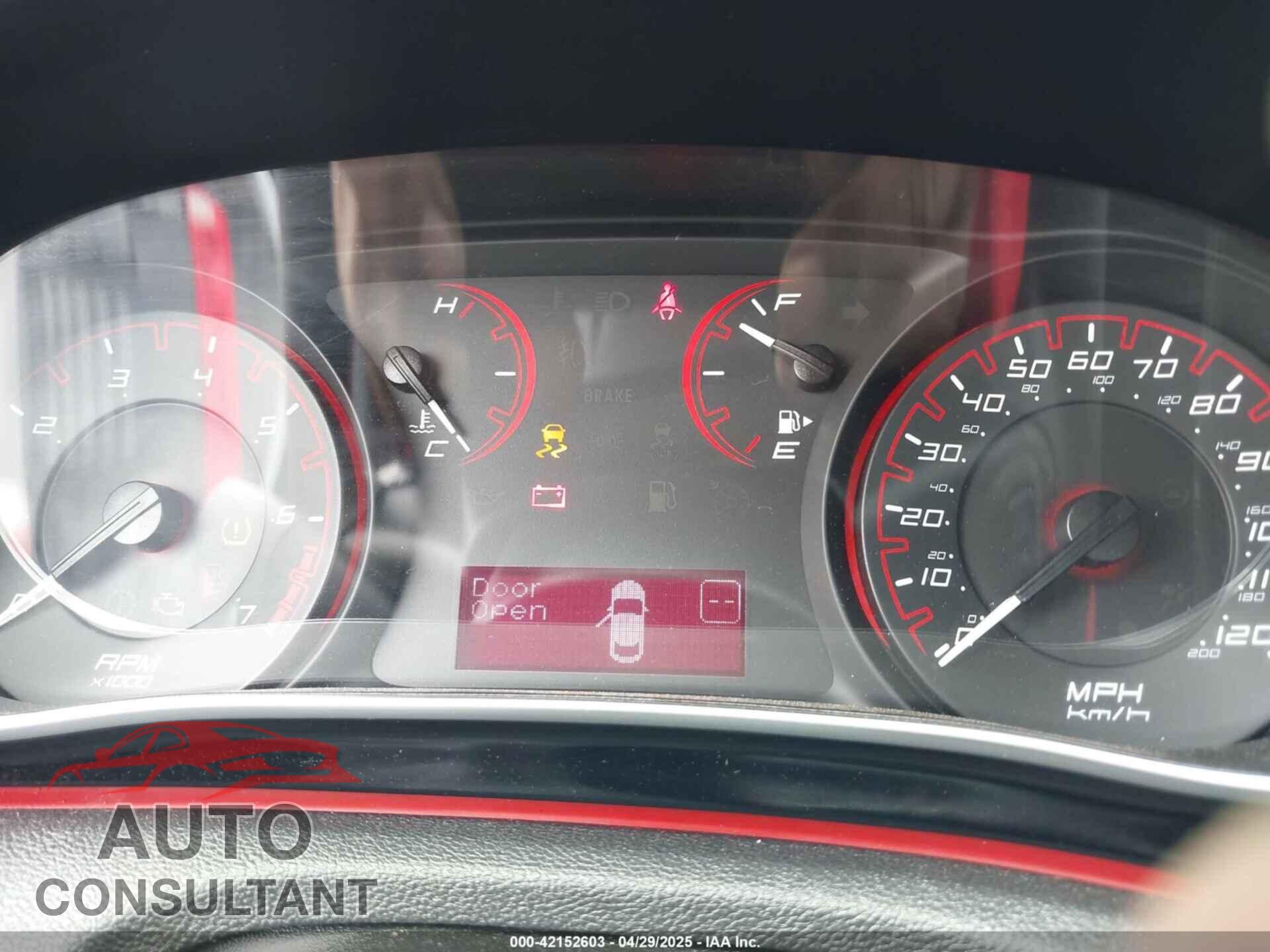 DODGE DART 2016 - 1C3CDFBA0GD604939