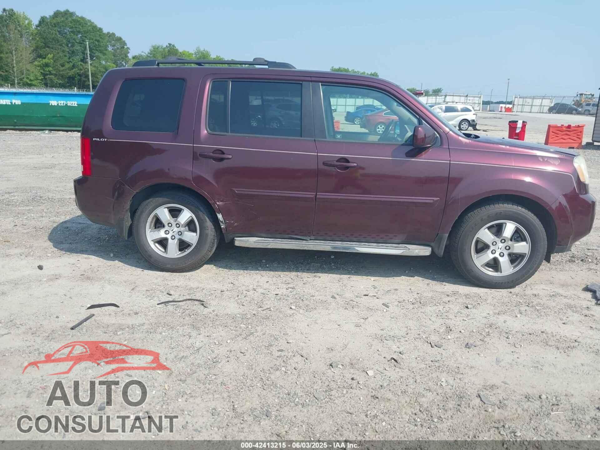 HONDA PILOT 2011 - 5FNYF3H55BB039495