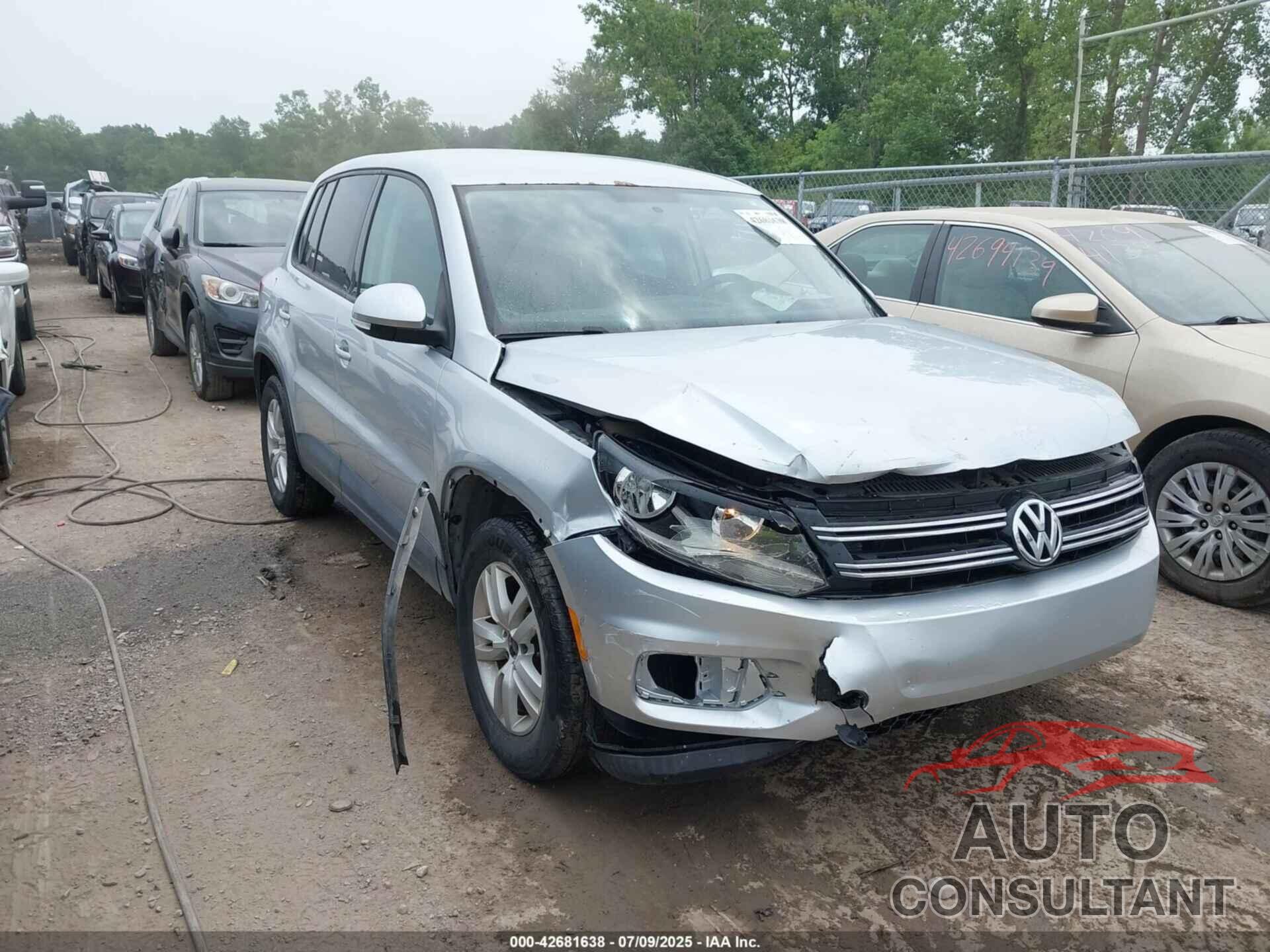 VOLKSWAGEN TIGUAN 2013 - WVGBV3AX3DW572685