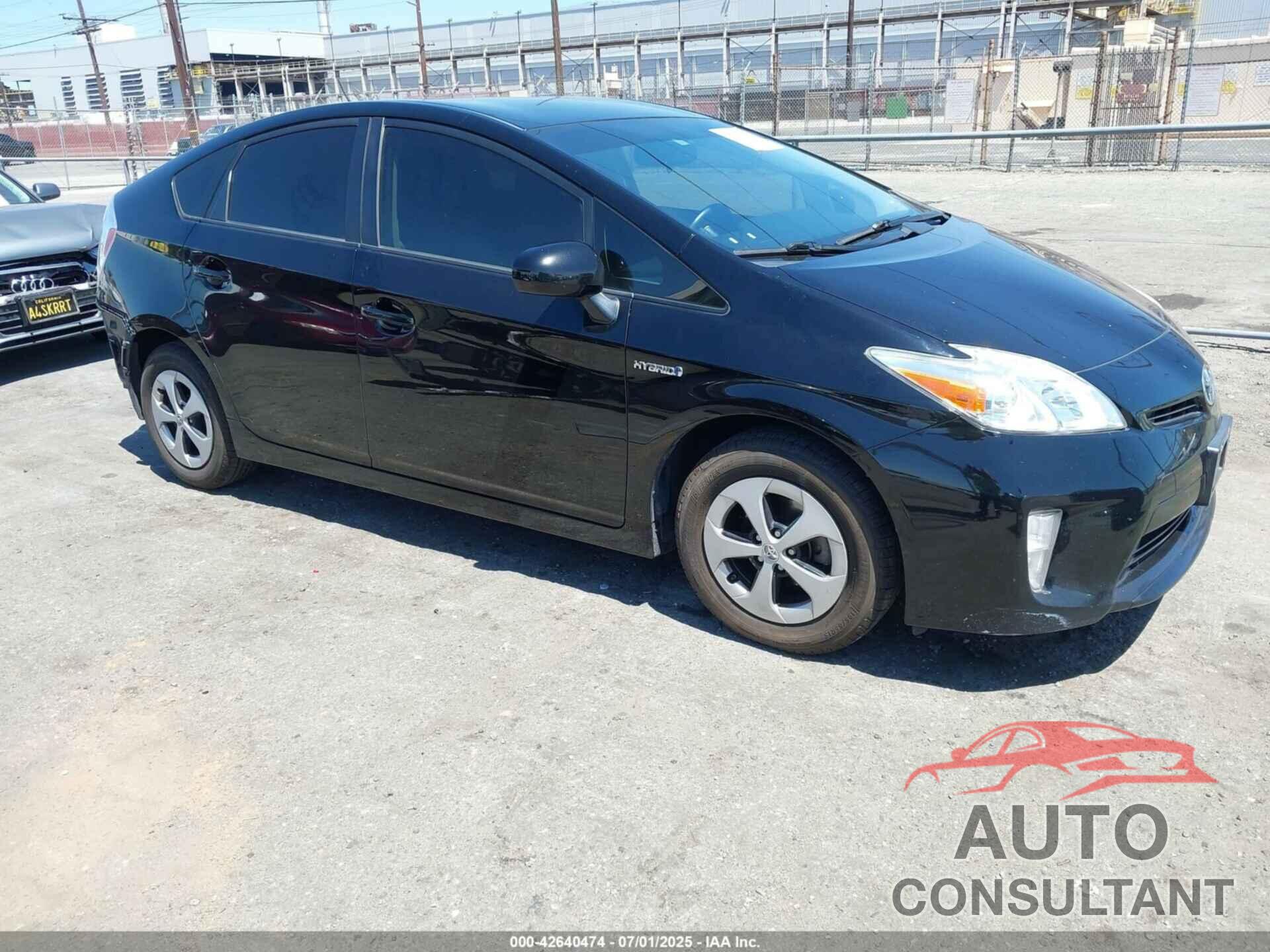 TOYOTA PRIUS 2012 - JTDKN3DU0C5457309