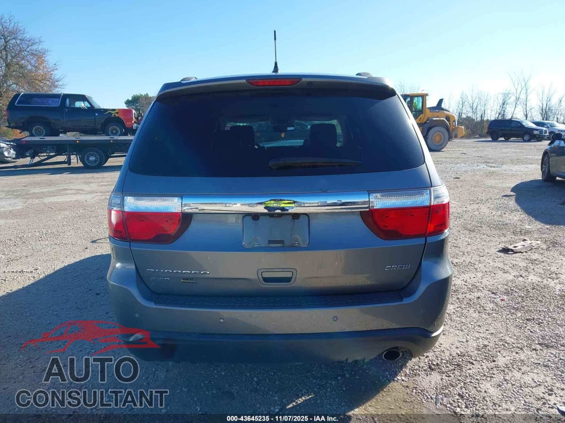 DODGE DURANGO 2012 - 1C4RDJDG5CC108366