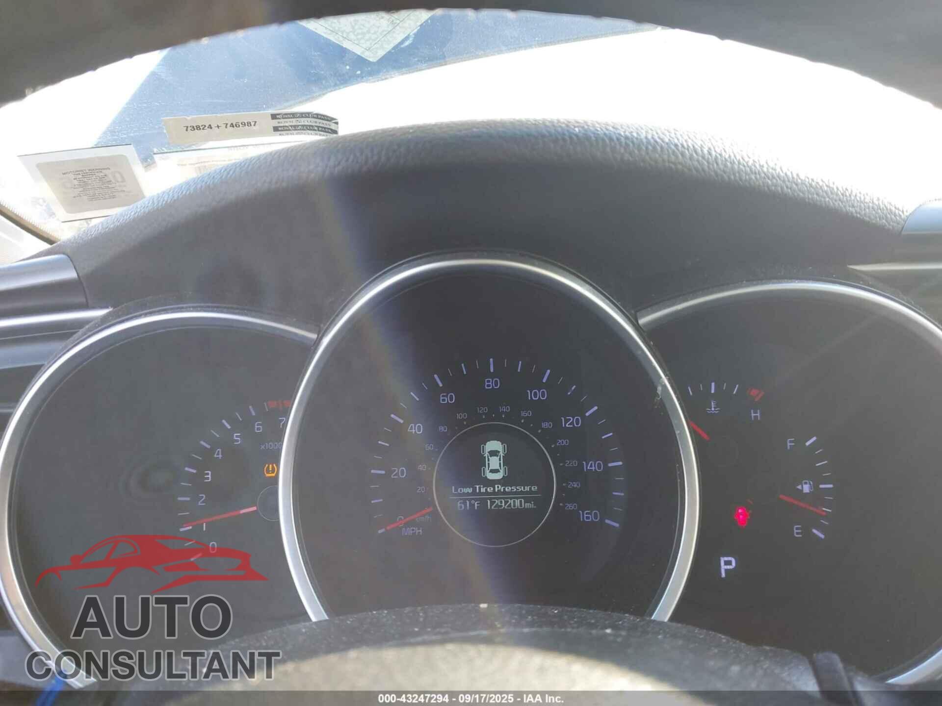 KIA OPTIMA 2015 - KNAGM4A71F5641270