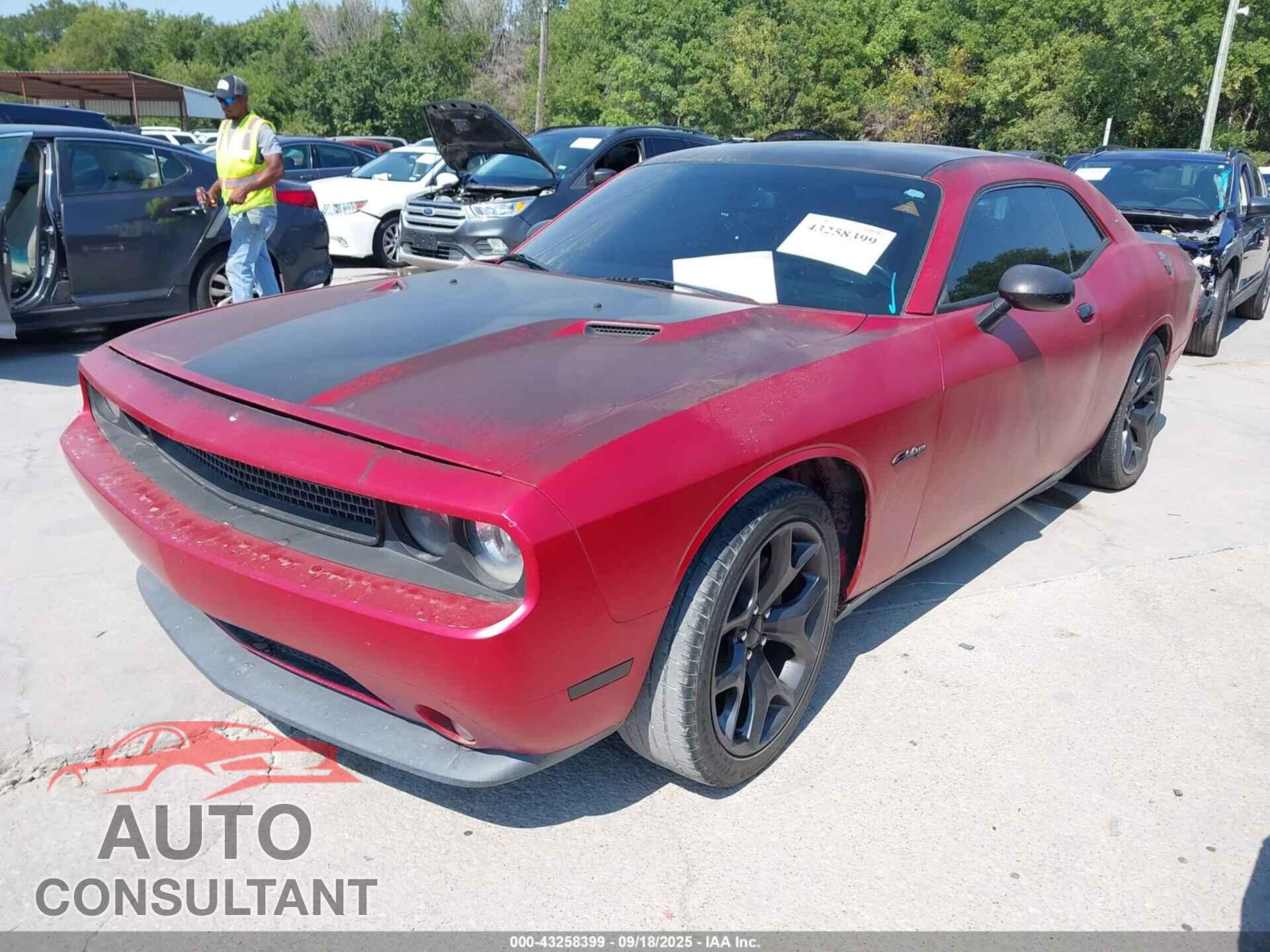 DODGE CHALLENGER 2013 - 2C3CDYAG1DH549028