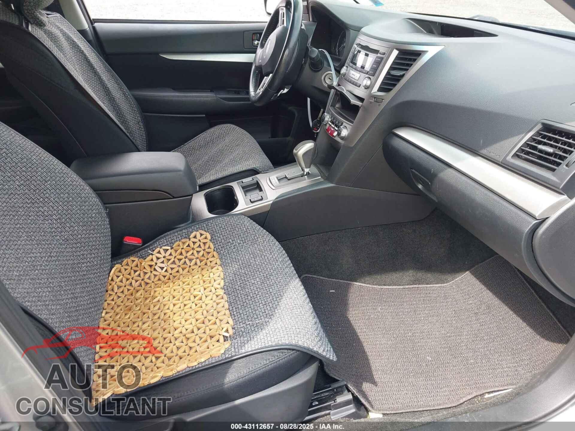 SUBARU OUTBACK 2012 - 4S4BRBCC9C3291161