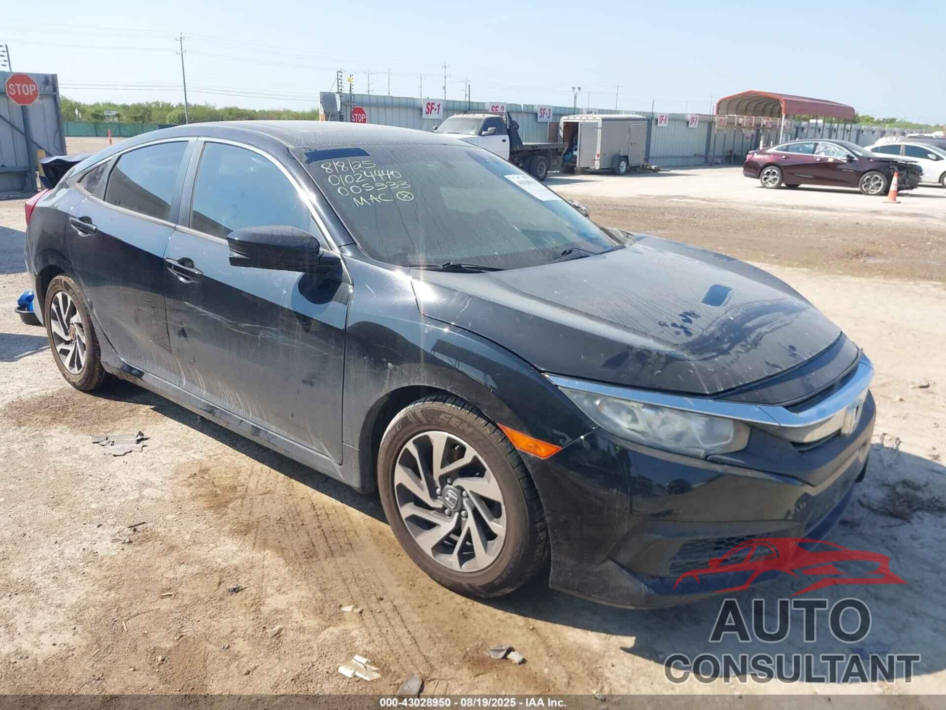 HONDA CIVIC 2016 - 19XFC2F72GE005333
