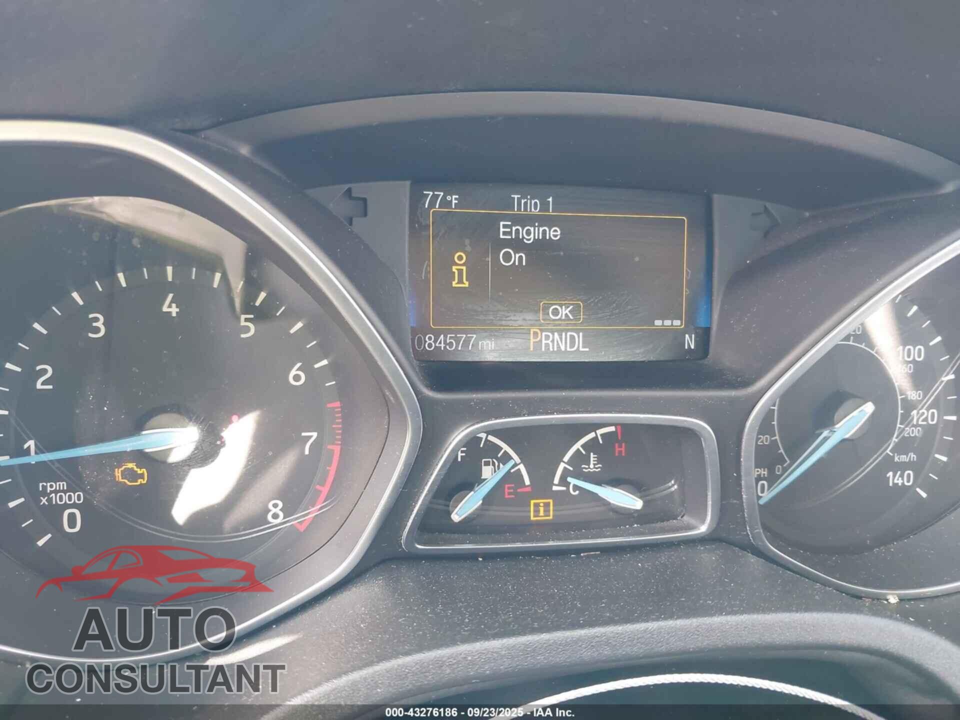 FORD FOCUS 2016 - 1FADP3F26GL399907