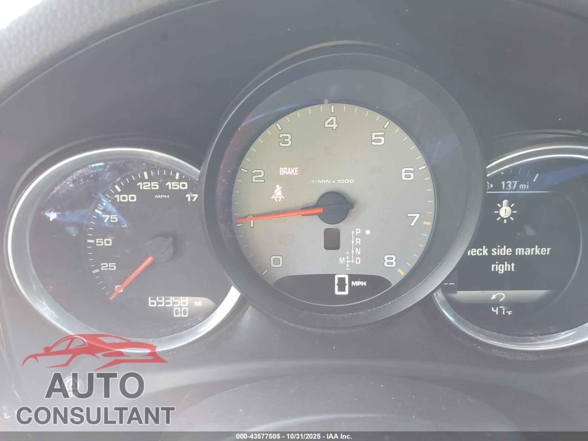 PORSCHE MACAN 2016 - WP1AB2A53GLB42001