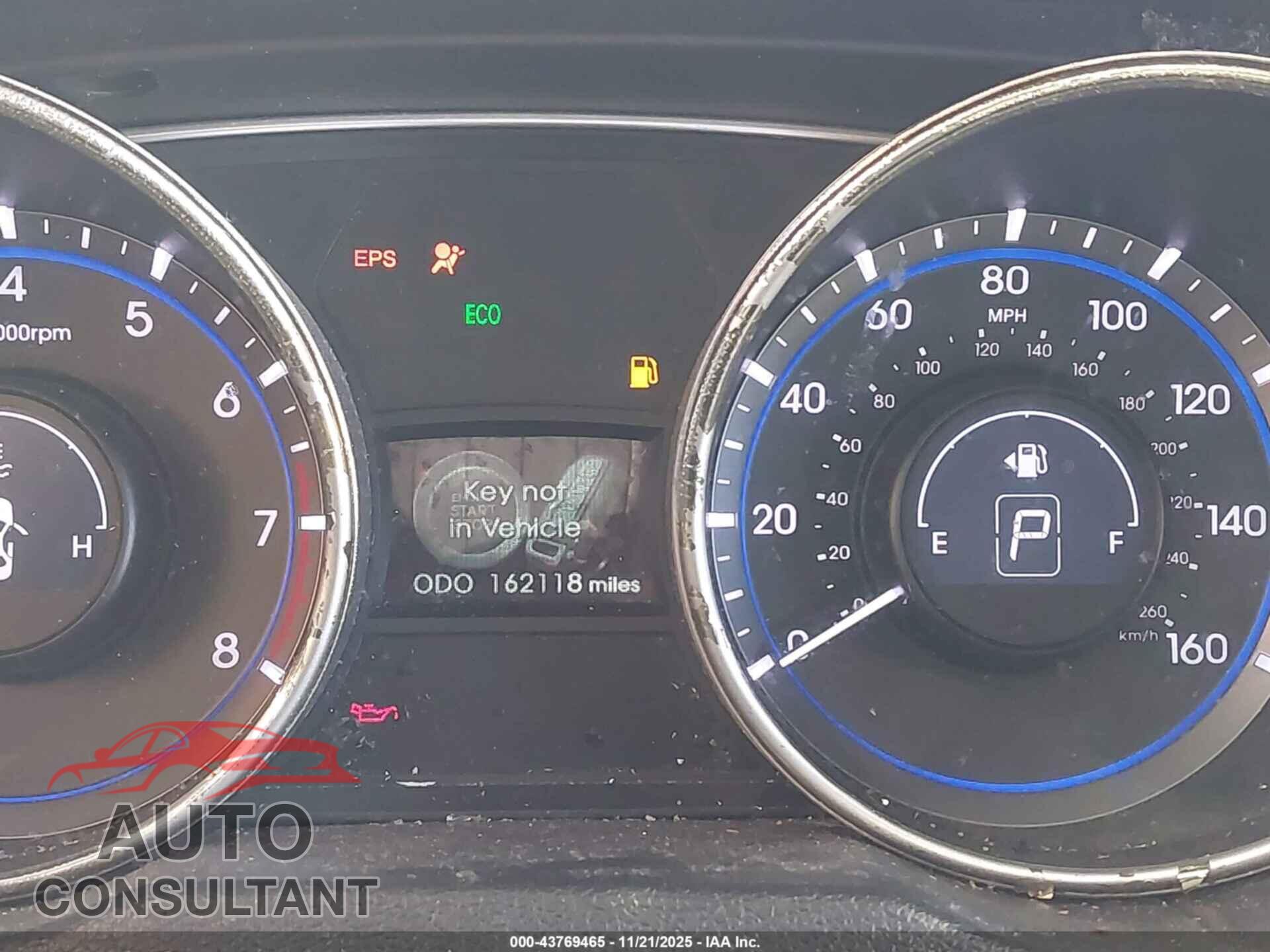 HYUNDAI SONATA 2012 - 5NPEC4AB9CH398482