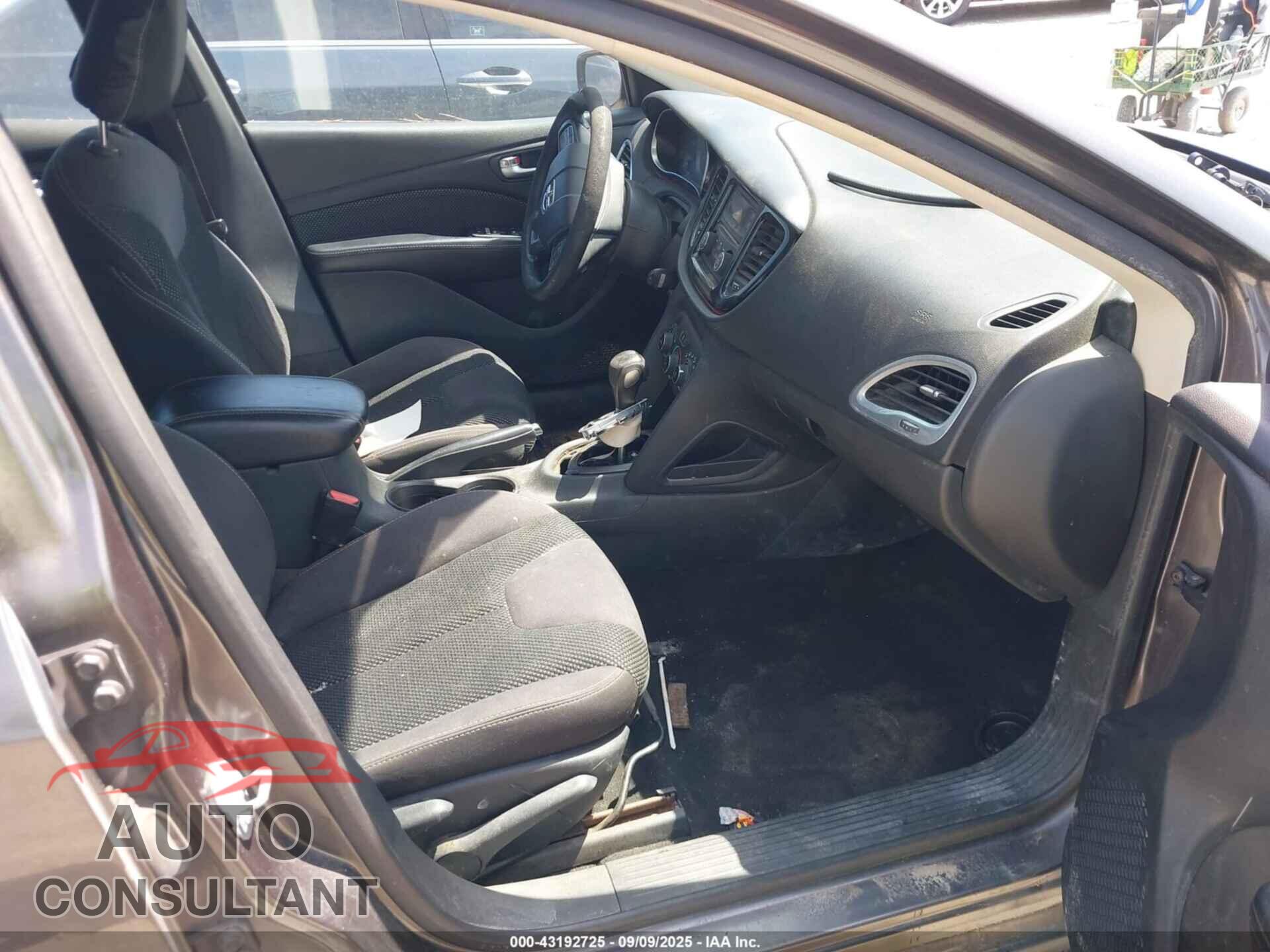 DODGE DART 2015 - 1C3CDFBB2FD227330