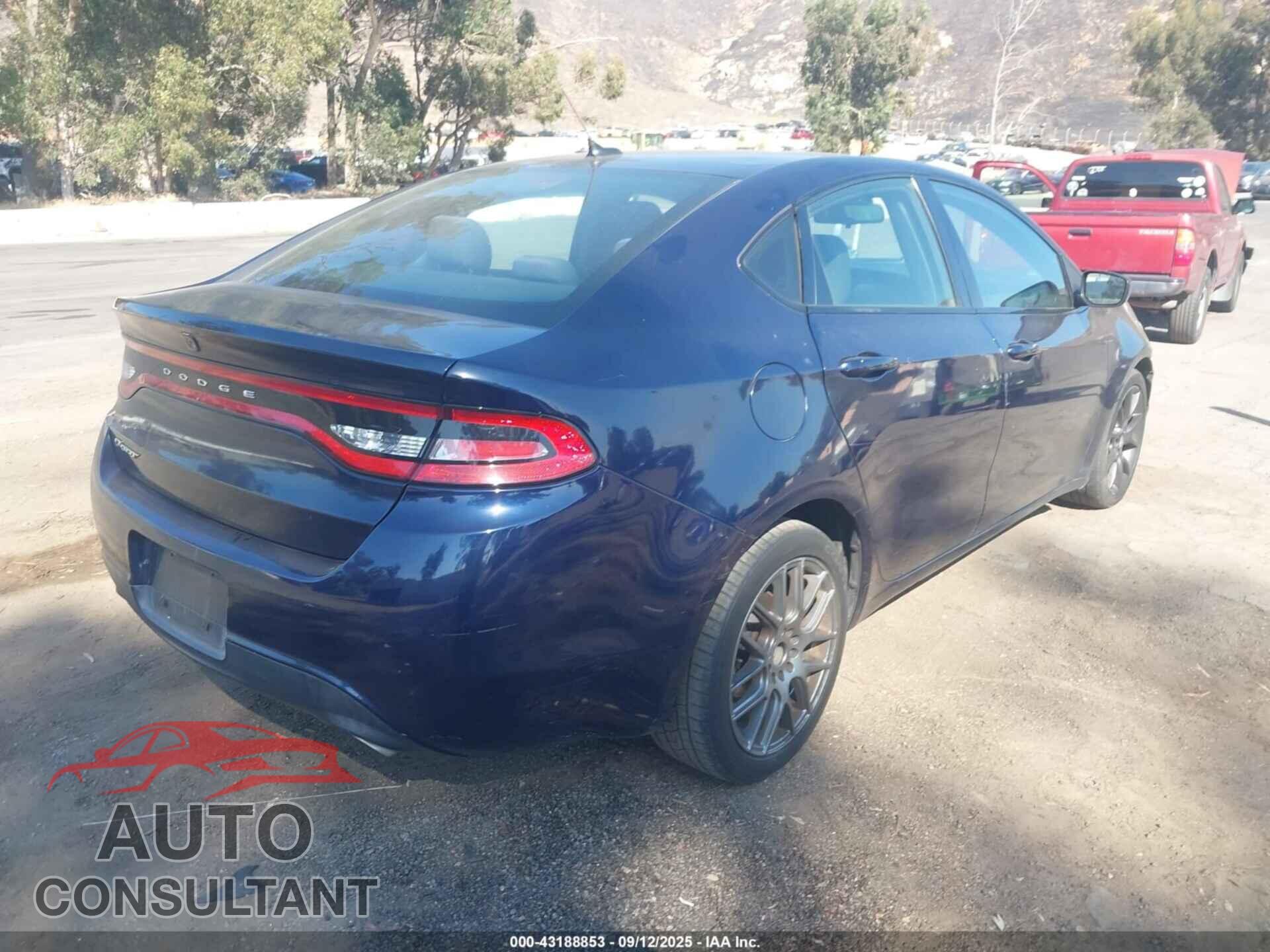 DODGE DART 2015 - 1C3CDFBB1FD347071