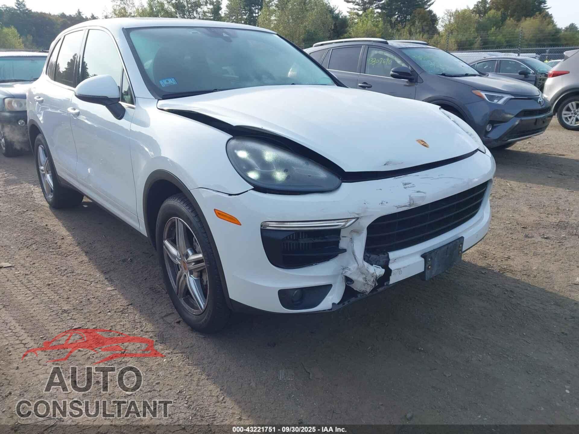 PORSCHE CAYENNE 2016 - WP1AB2A22GLA96716